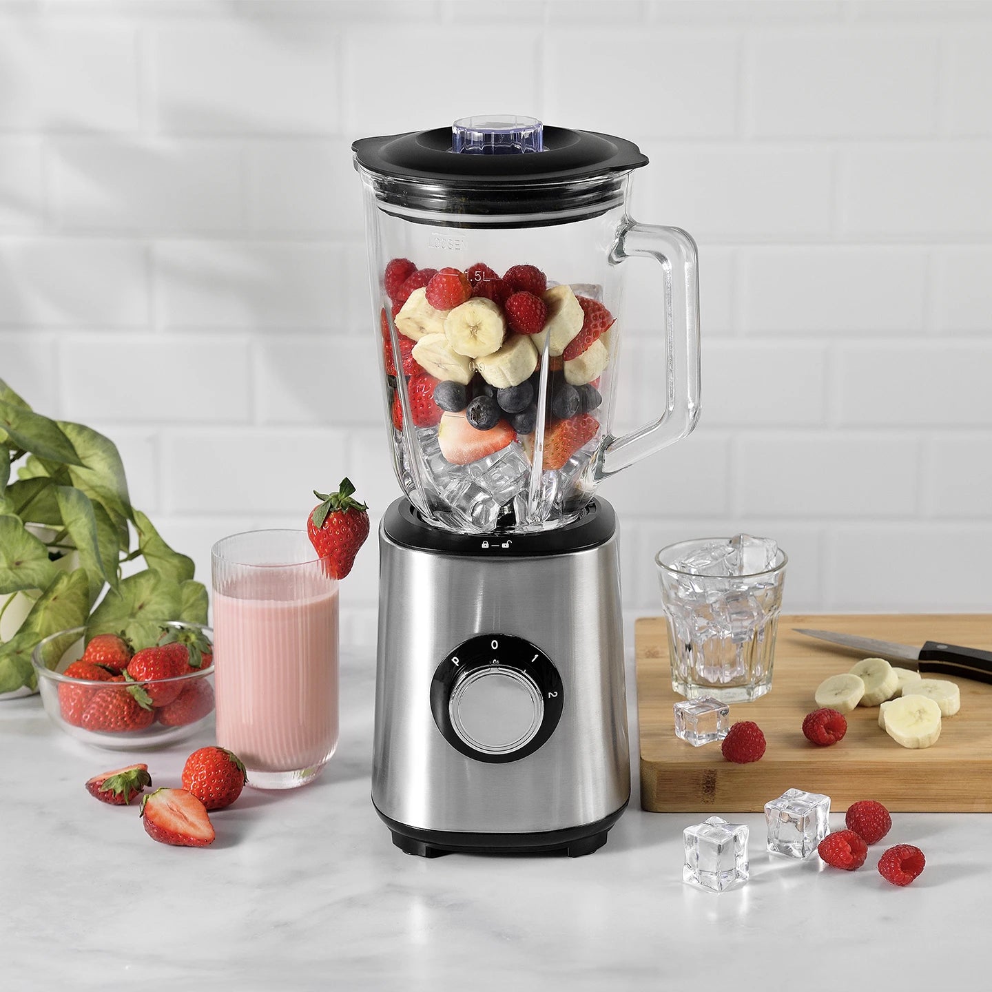 Batidora de vaso MasterPRO de 1000W y capacidad de 1.5L - Foodies Collection