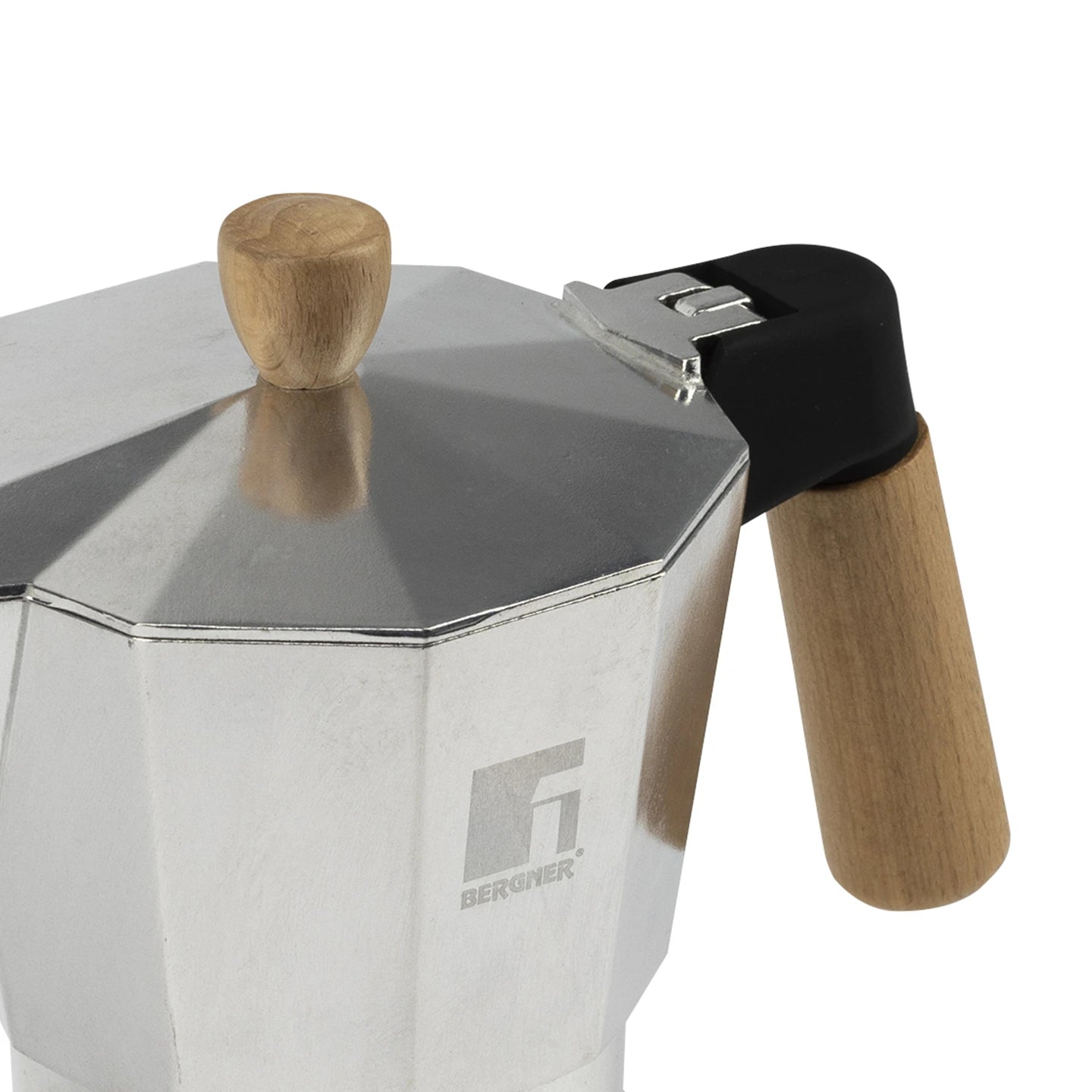 Cafetera Italiana de 6 Tazas Aluminio Coffee & Tea Lovers - Bergner