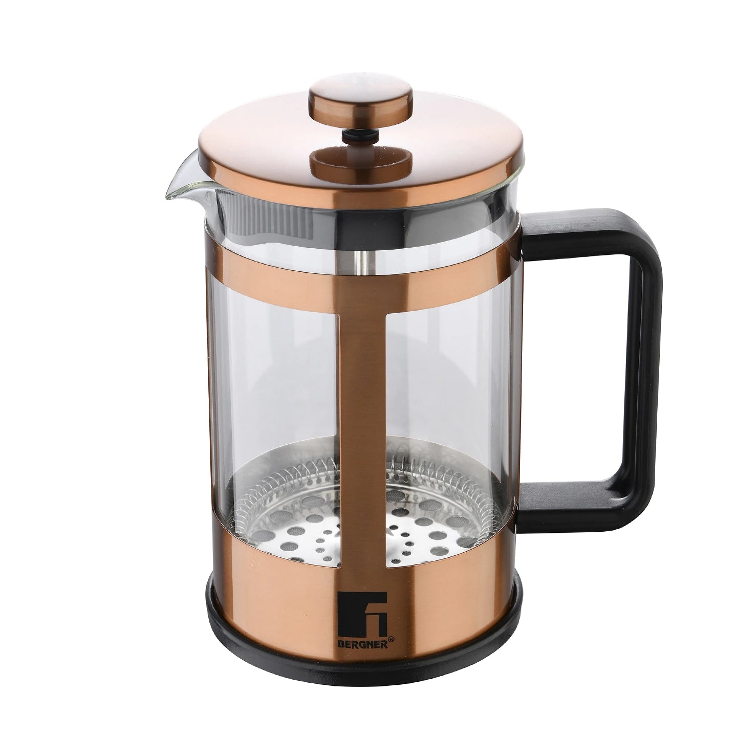 Cafetera de Émbolo de vídrio 800ml Copper - Bergner