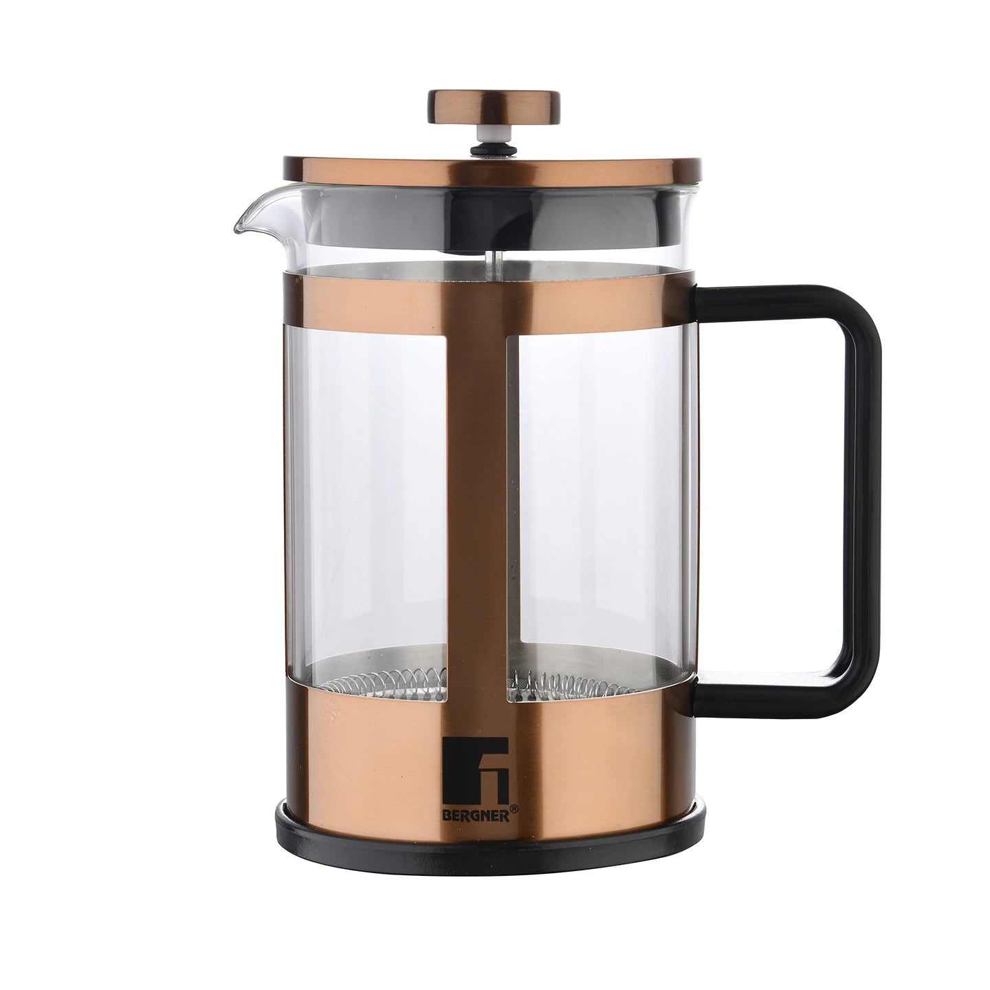 Cafetera de Émbolo de vídrio 800ml Copper - Bergner