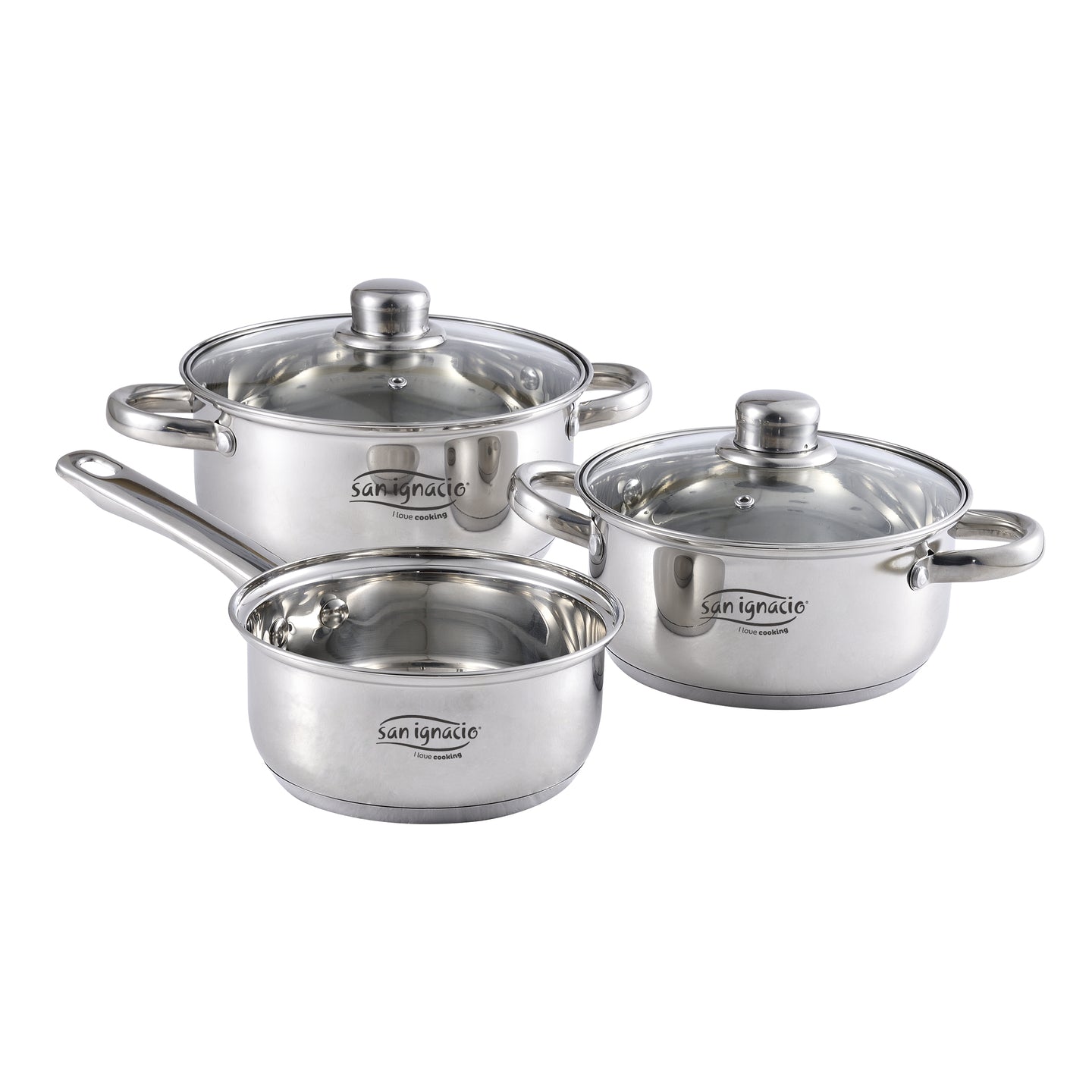 BATERIA 5PC ACERO INOX IND CASSEL SG