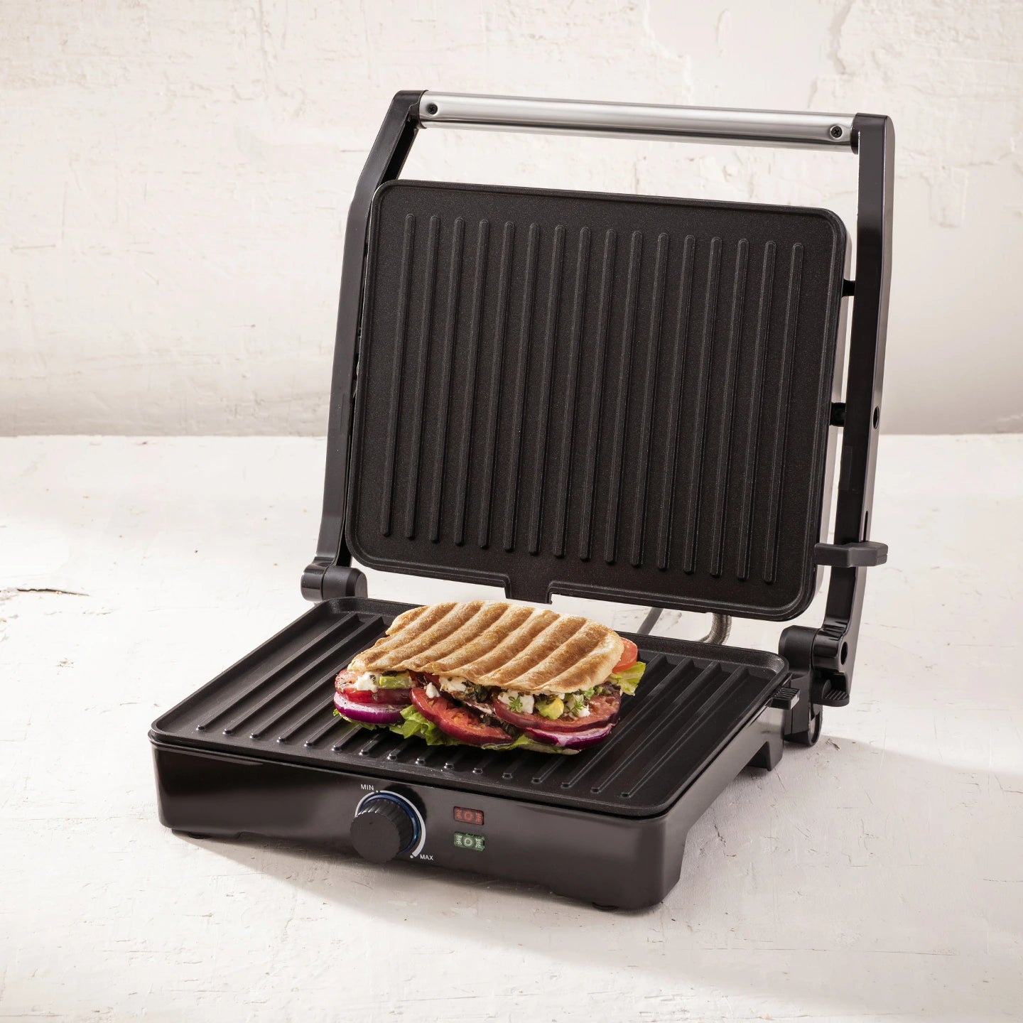 Grill de contacto El Bohio 2000W Apertura 180º - Bergner
