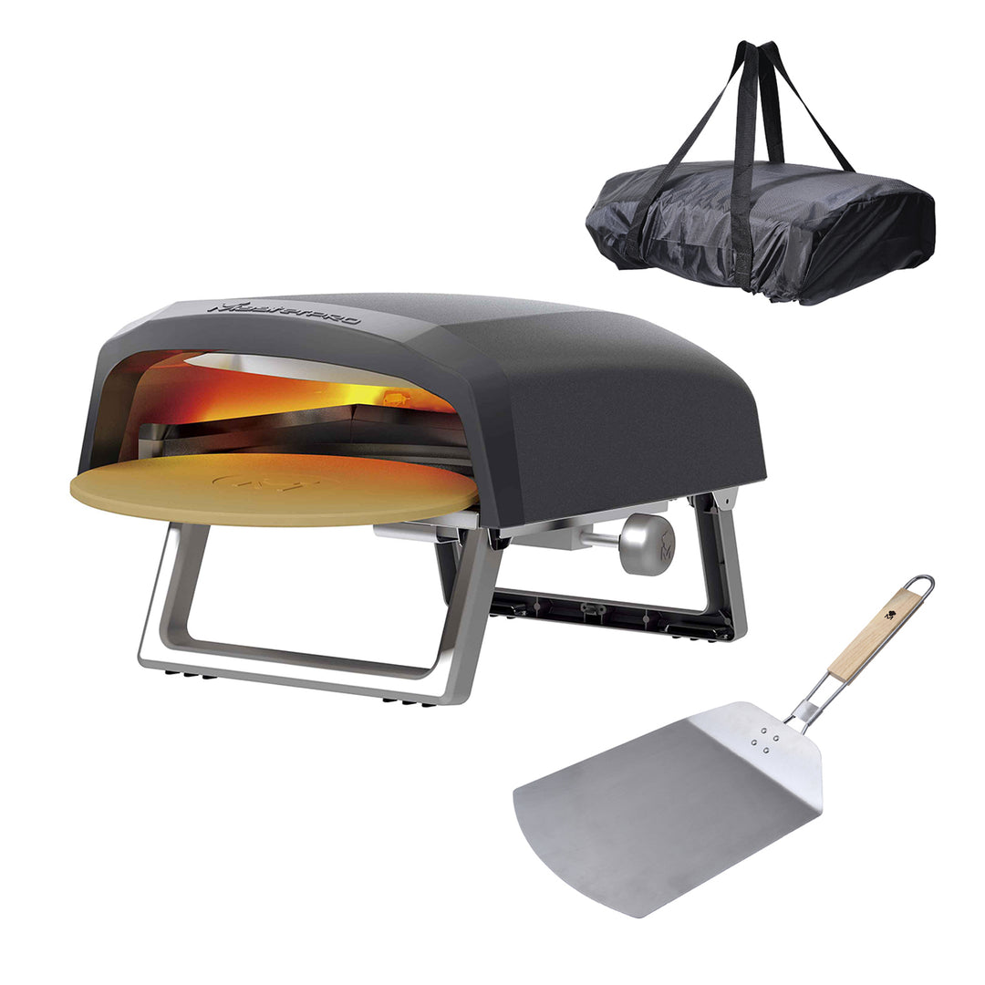 Set de Horno de pizza portátil de gas + Pala - MasterPRO