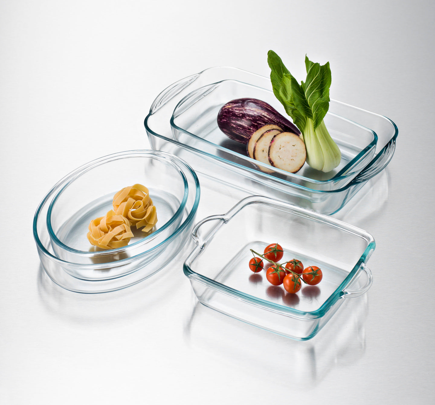 Fuente de horno rectangular San Ignacio de borosilicato 2.1L - Mediterraneo