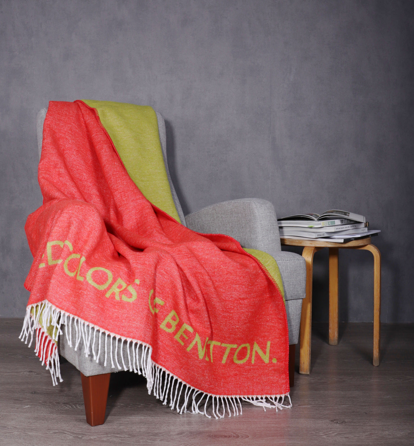 Manta Benetton de 140 x 190 cm - Rainbow