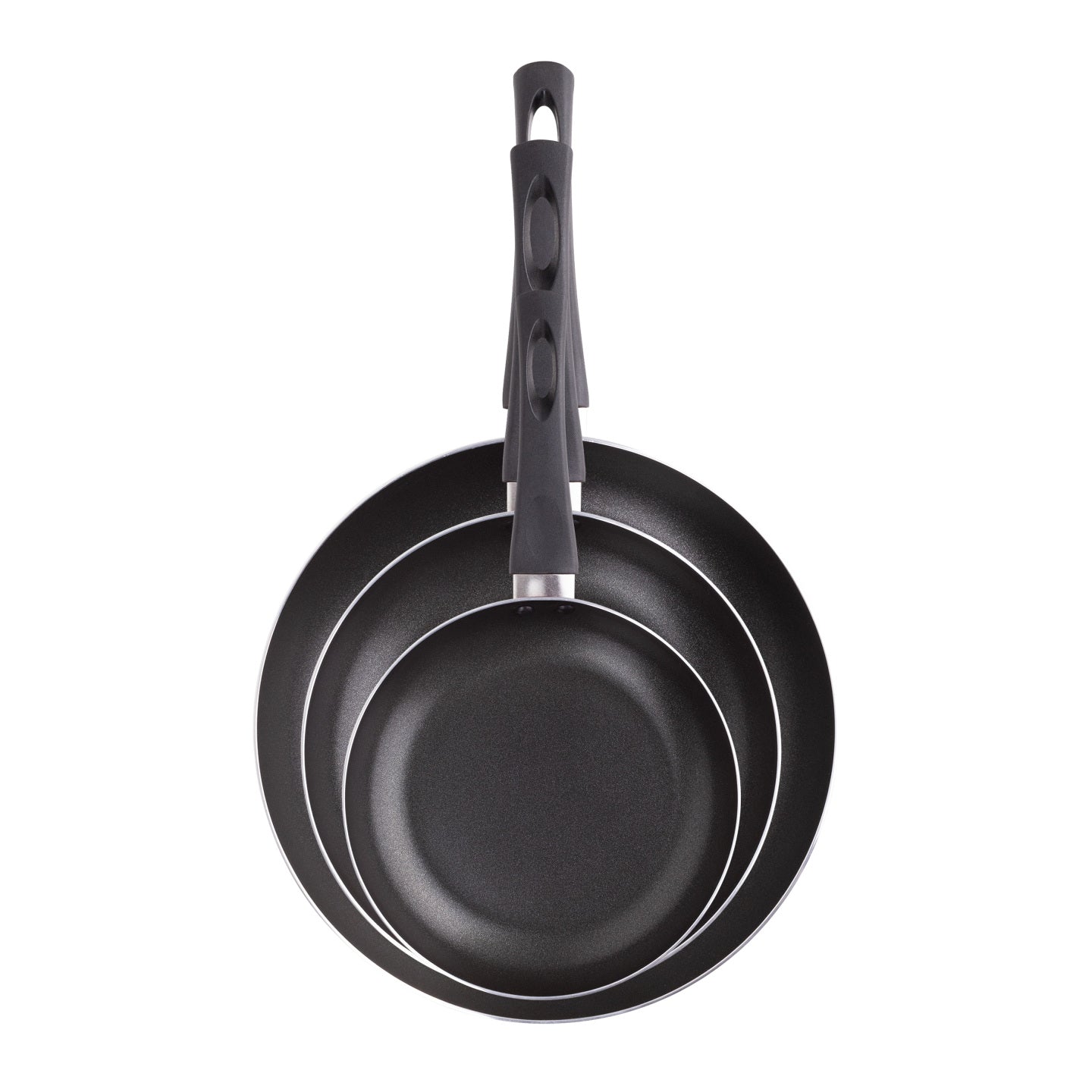 Juego de 3 sartenes San Ignacio de aluminio de 20, 24 y 28 cm - Frida