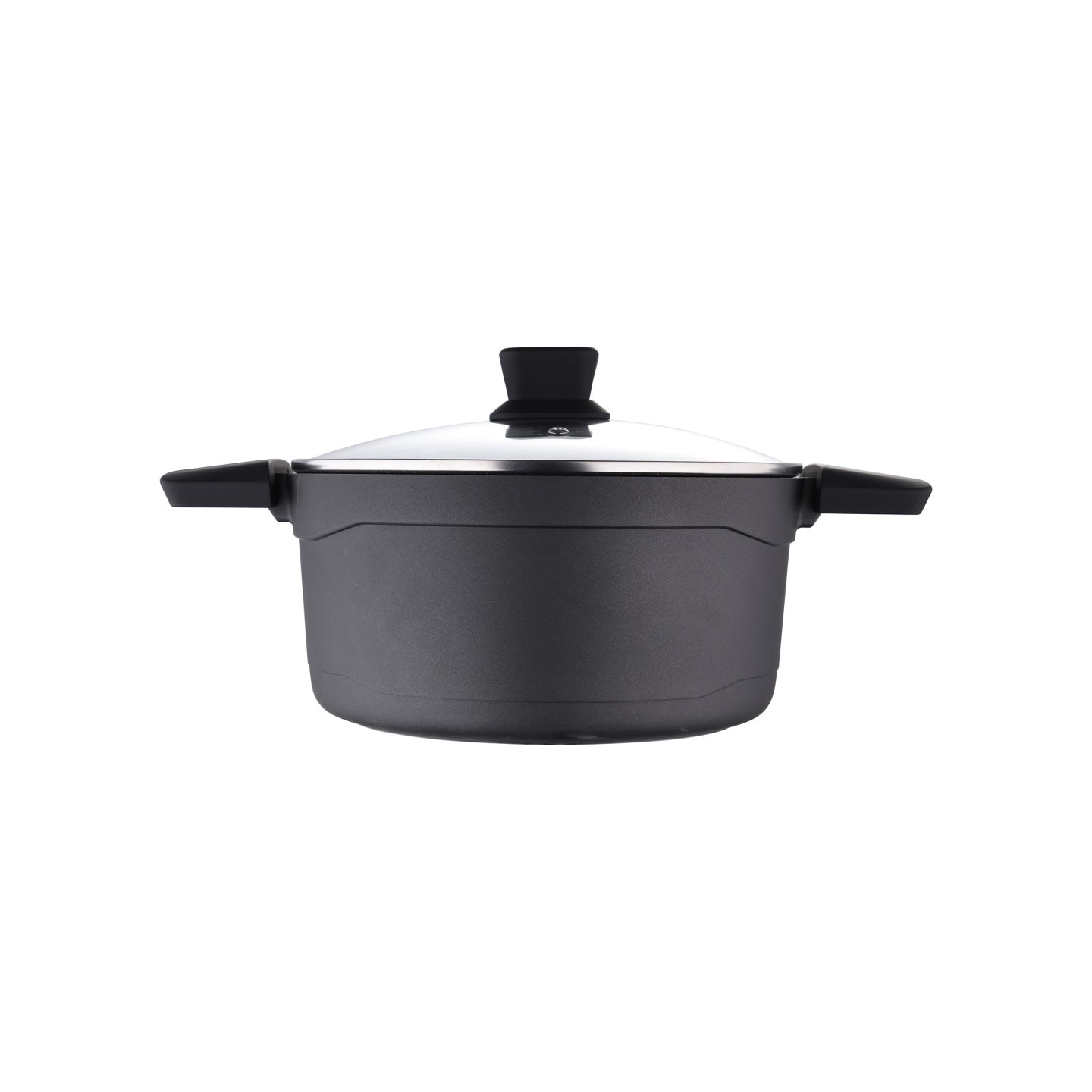 Cacerola con tapa MasterPRO de aluminio fundido 24 cm -Bistro