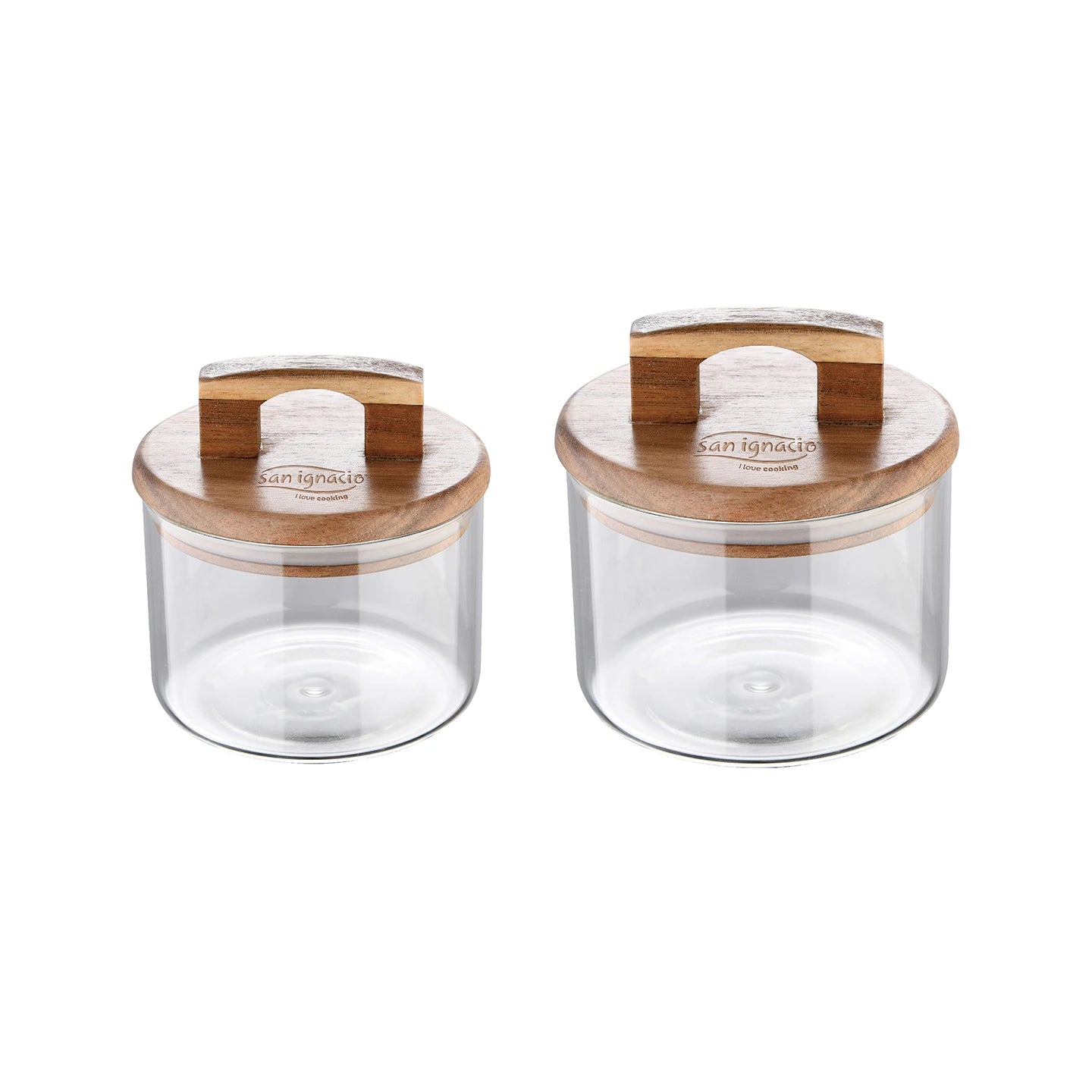 Juego de 2 Botes 400mll + 500ml de Vidrio Borosilicato Noia - San Ignacio
