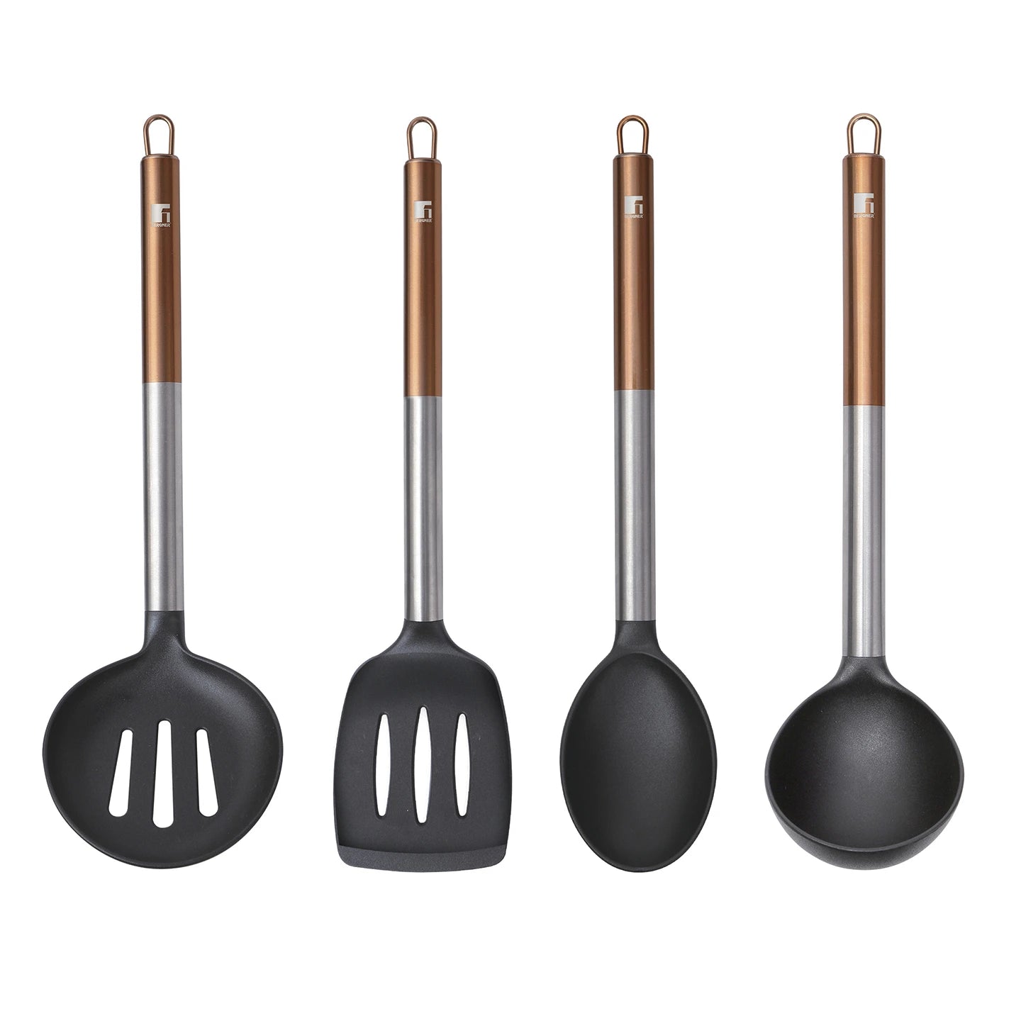 Juego de 4 Utensilios de Cocina Copper - Bergner