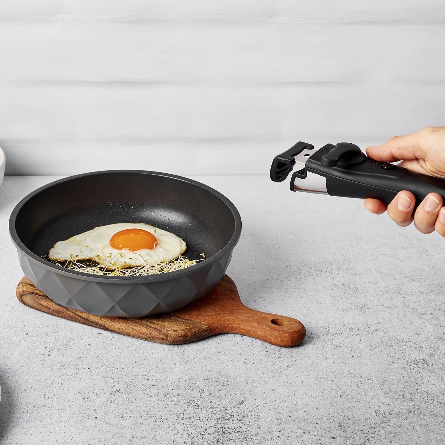 Mango para sartén Click & Cook Save space & money - Bergner
