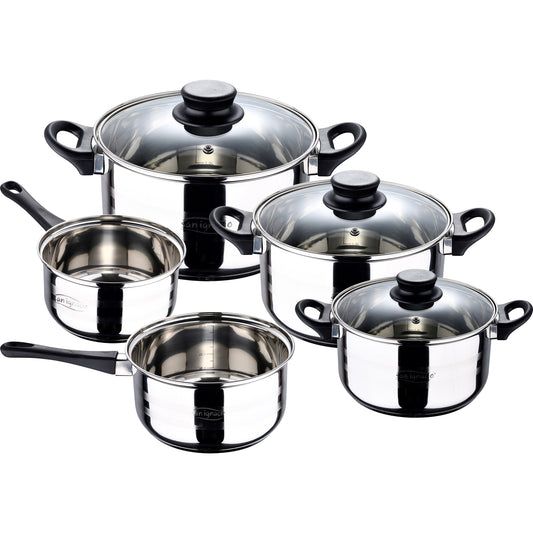 Batería de cocina San Ignacio de acero inoxidable 8 piezas - Toledo