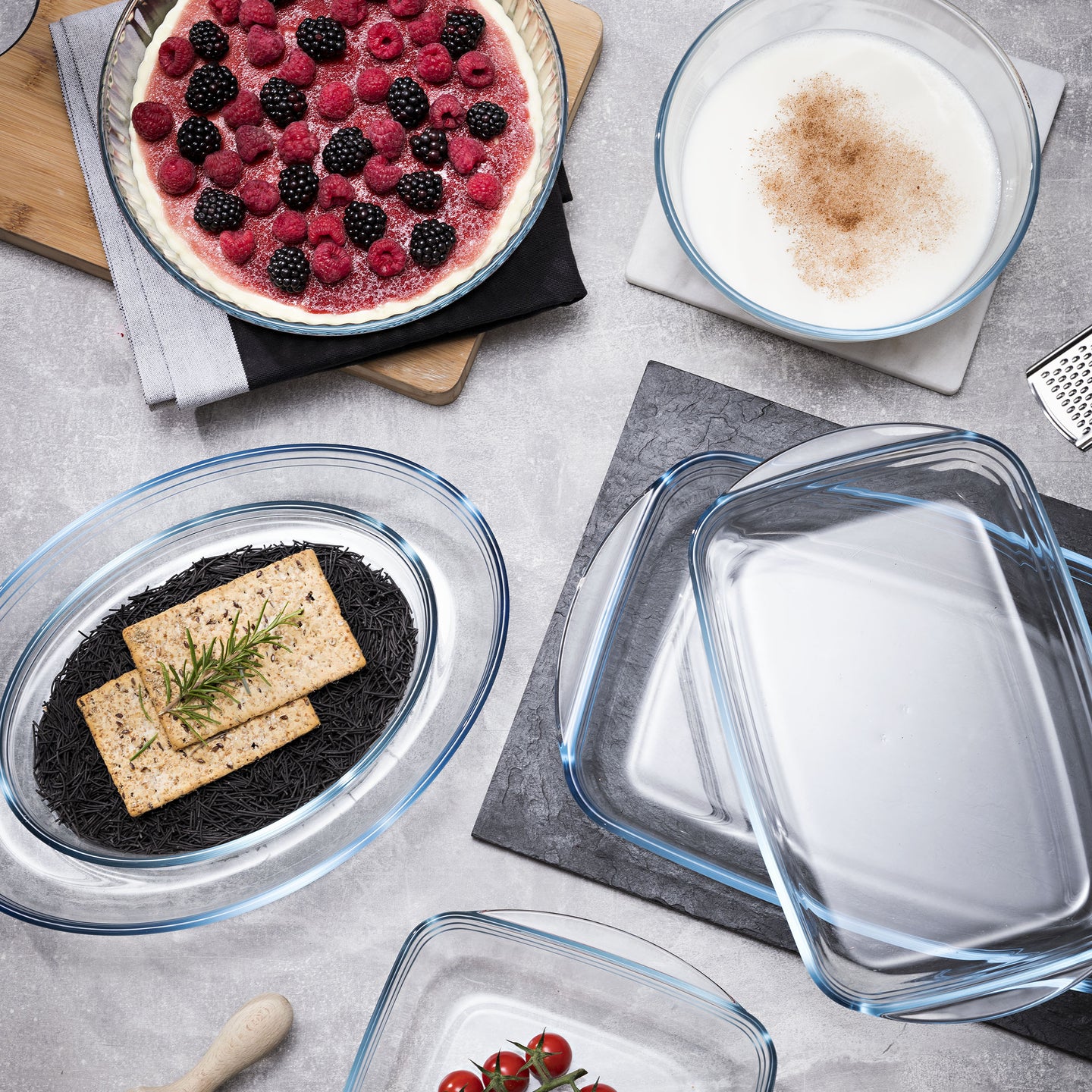 Fuente ovalada de borosilicato 35x24x6cm 3L San Ignacio (2)