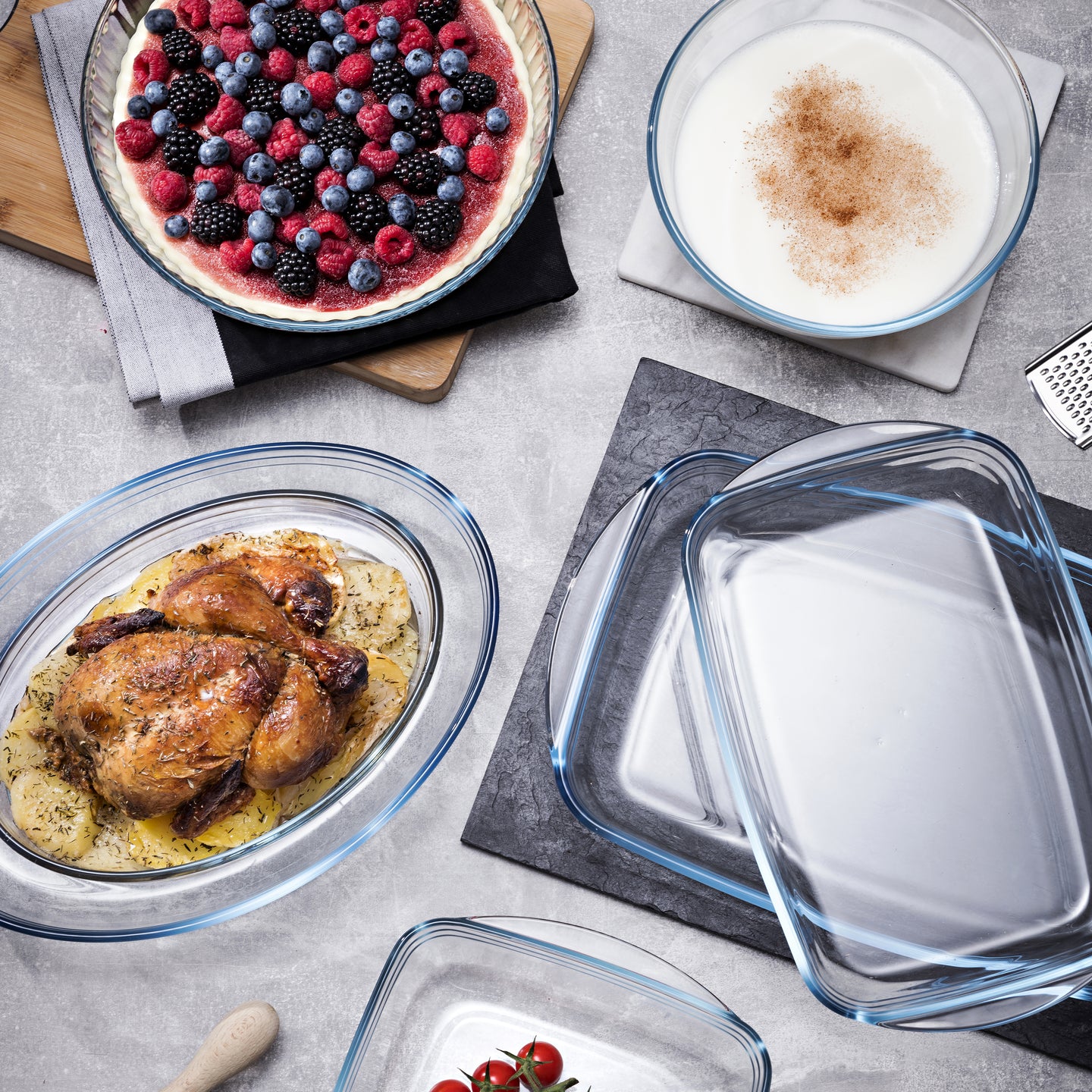 Fuente ovalada de borosilicato 35x24x6cm 3L San Ignacio (1)