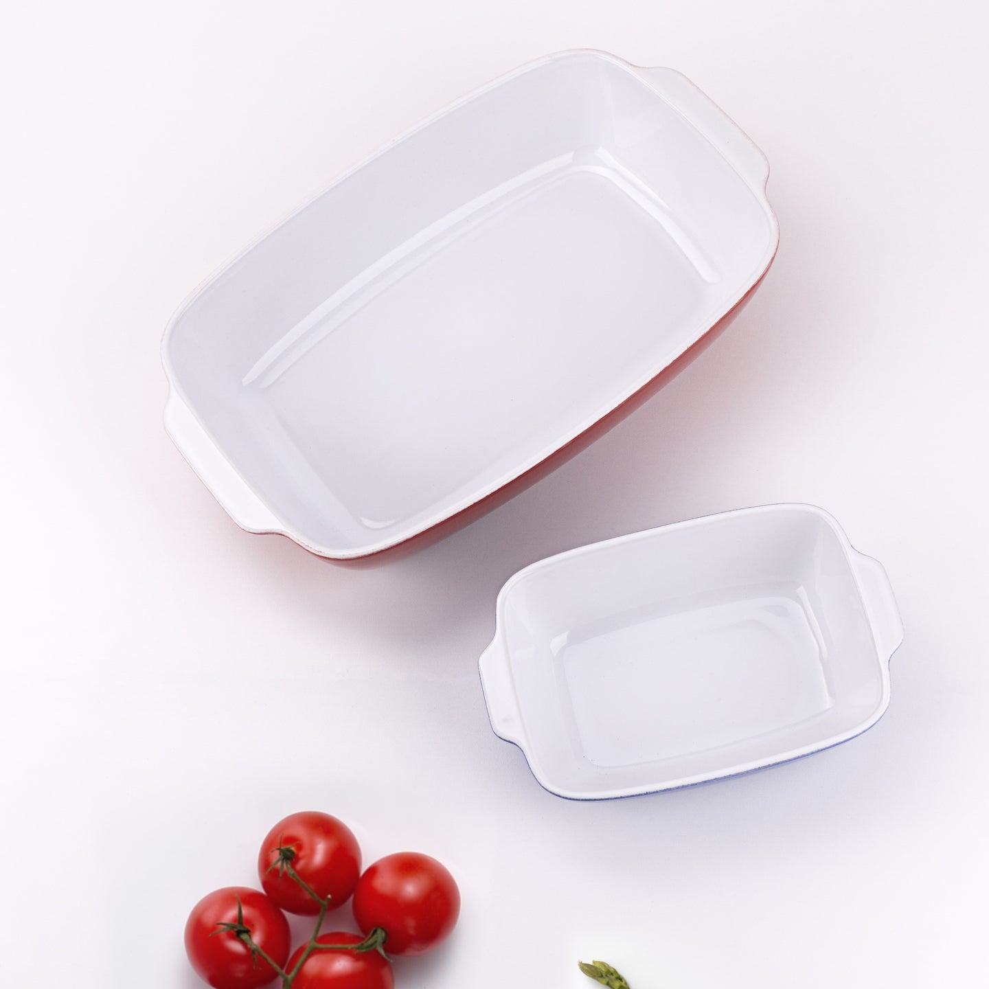Set de 2 fuentes de horno Benetton de gres - Rainbow (1)