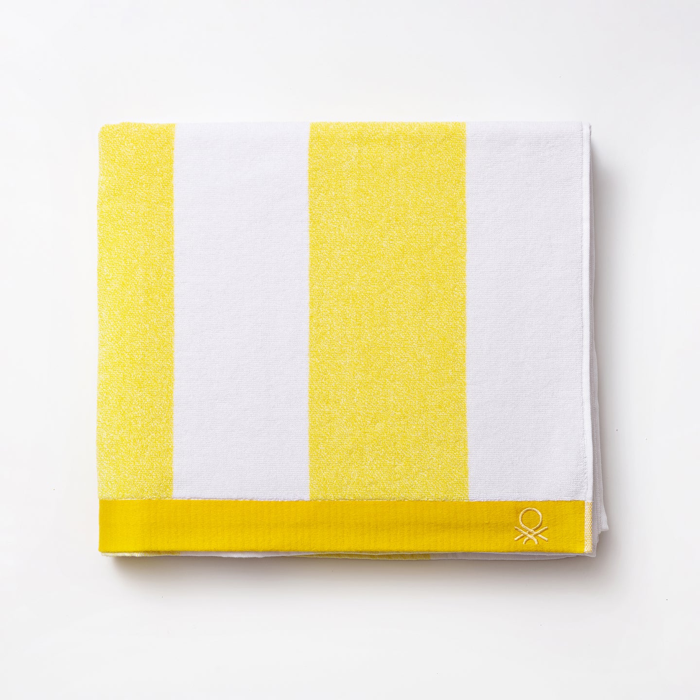 Toalla de playa Benetton rayas 90 x 160 cm 100% Algodón - Rainbow