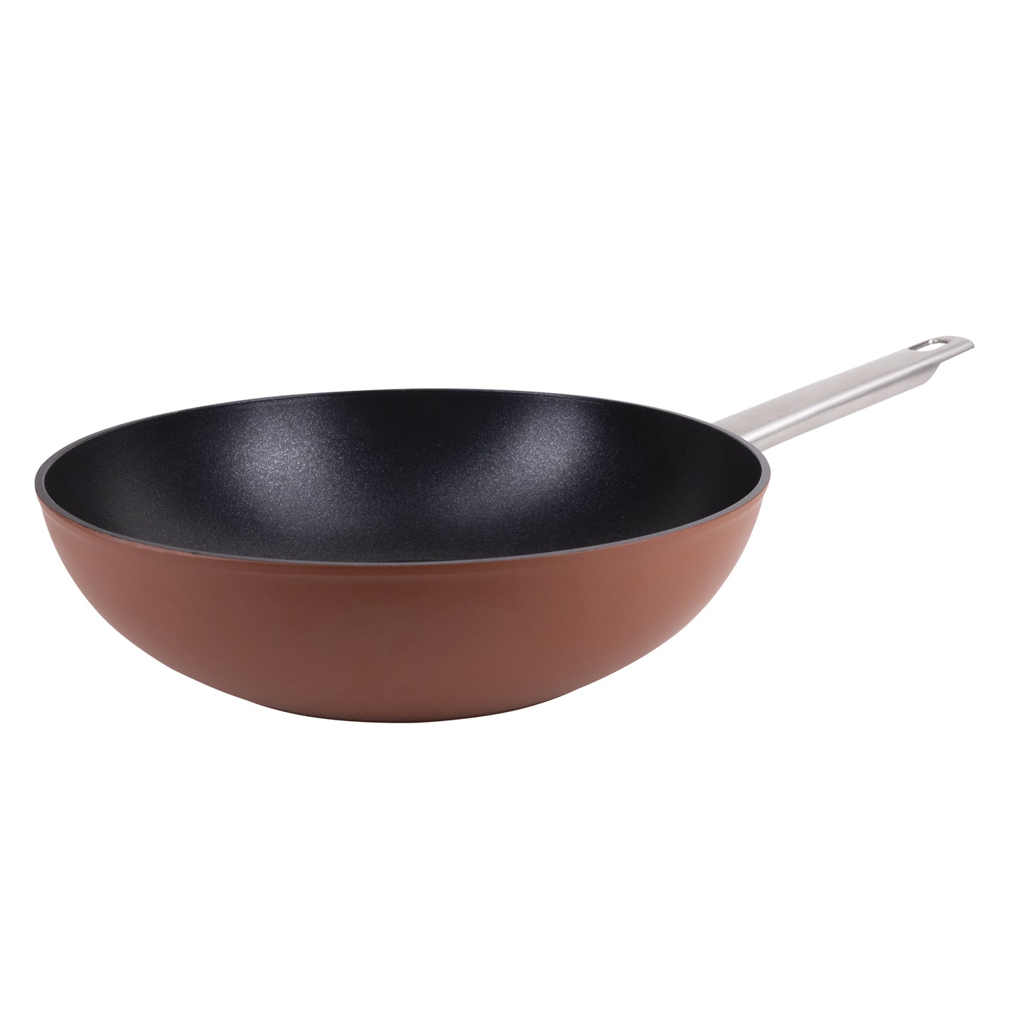 Wok San Ignacio de aluminio forjado reciclado 28 cm - Agros Reeco (3)