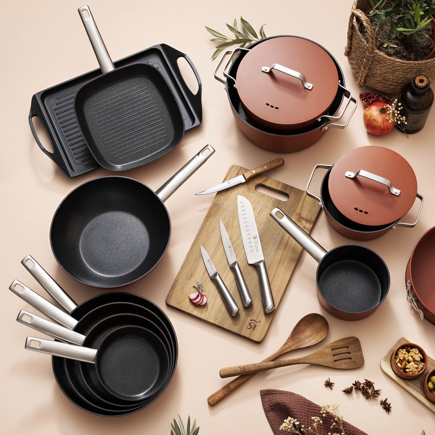 Sartén grill San Ignacio de aluminio forjado reciclado - Agros Reeco (5)