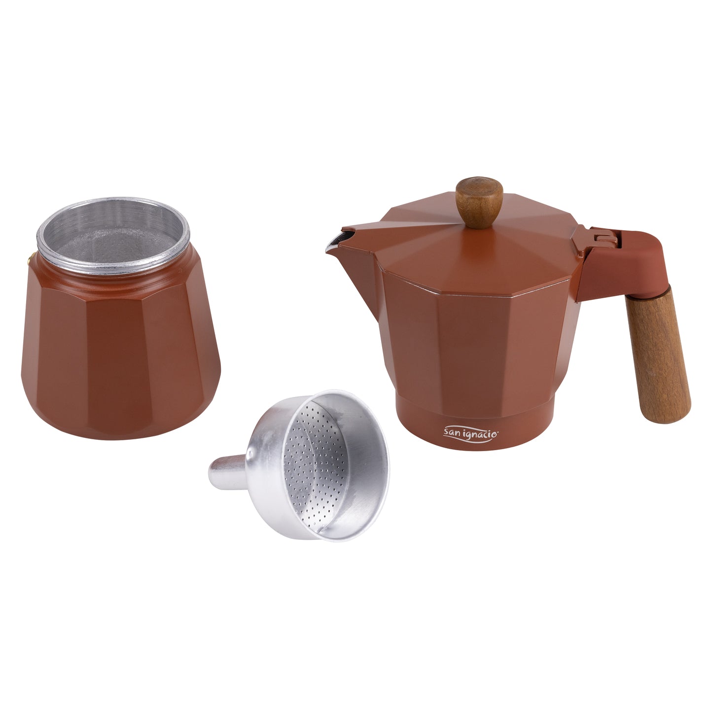 Cafetera italiana San Ignacio 6 tazas - Agros Reeco (3)