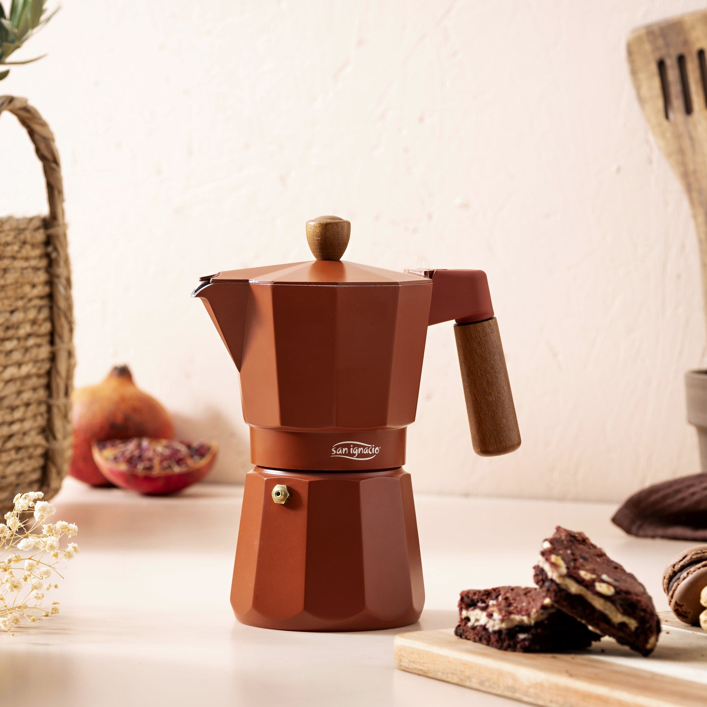 Cafetera italiana San Ignacio 6 tazas - Agros Reeco (1)