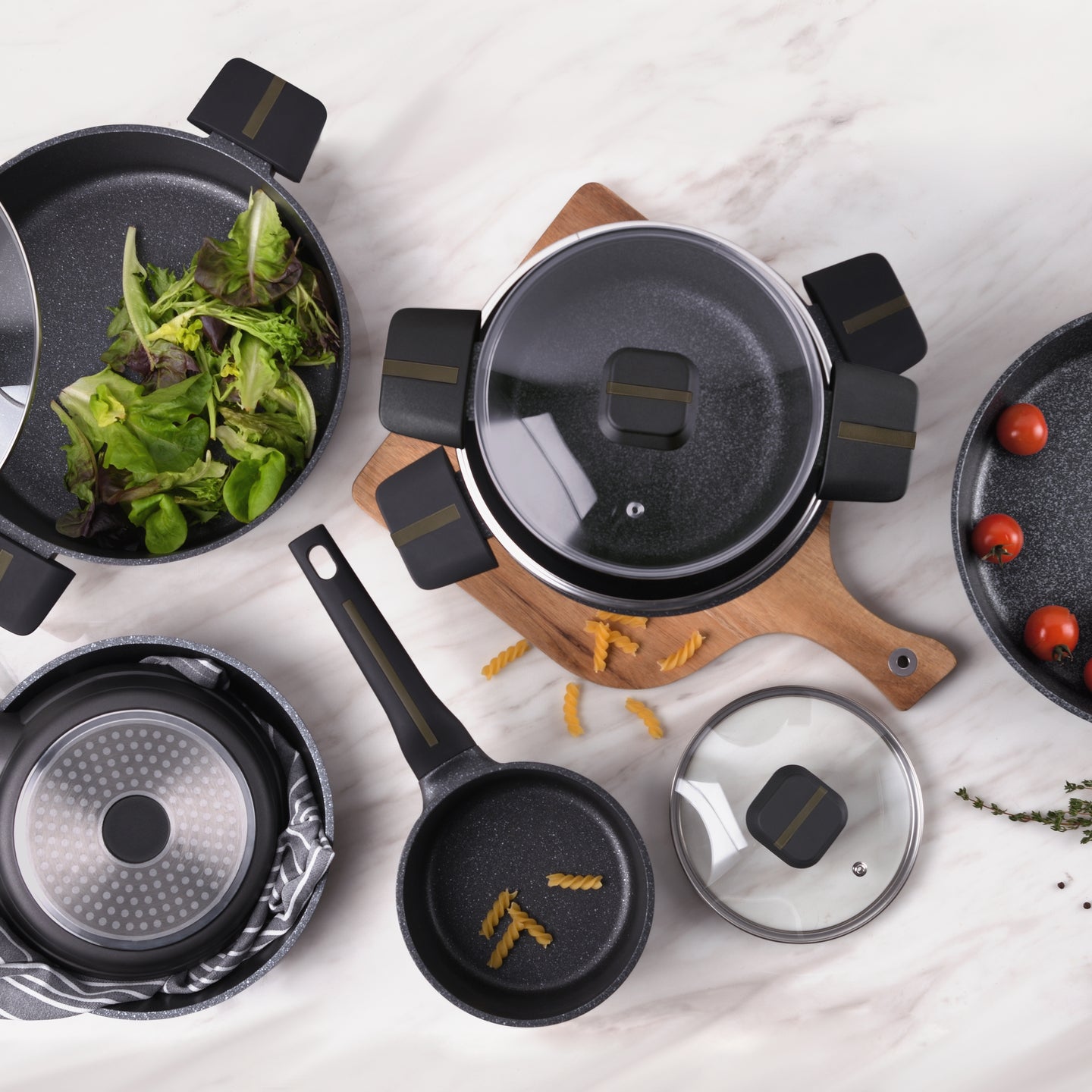 Batería de cocina San Ignacio de aluminio fundido 6 piezas - Bistro (3)