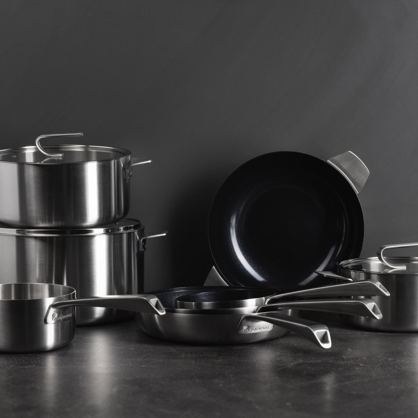 Wok MasterPRO de acero inoxidable 28 cm - Sigma (5)