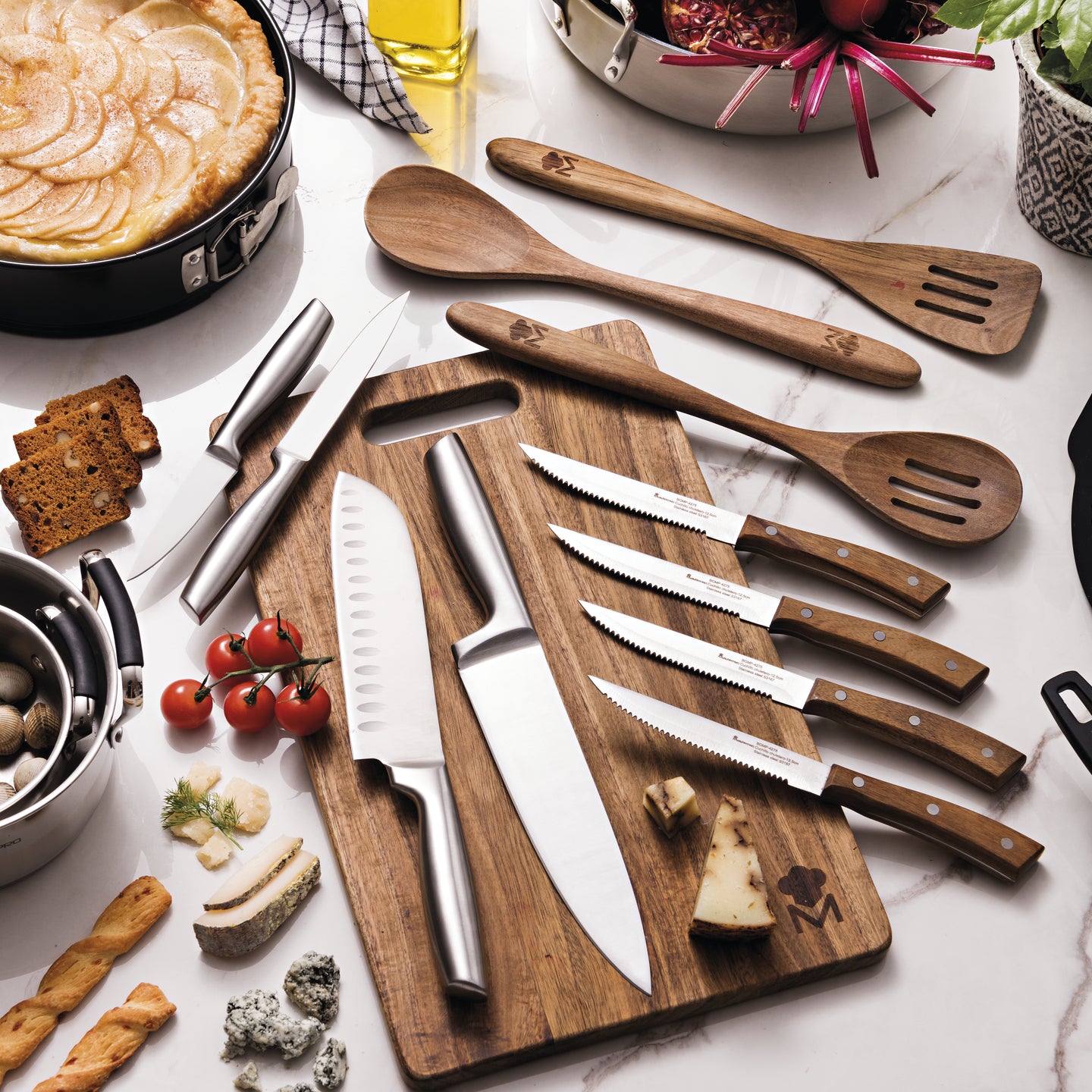 Juego de 3 utensilios de cocina de madera MasterPRO - Smart (2)