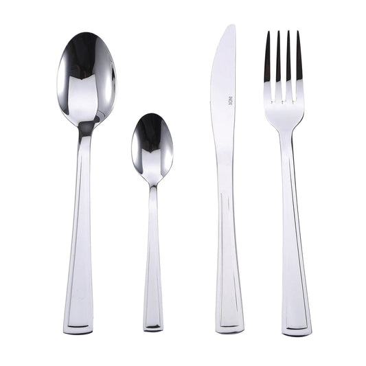 Cubertería de 24 piezas Bergner de acero inoxidable - Torino