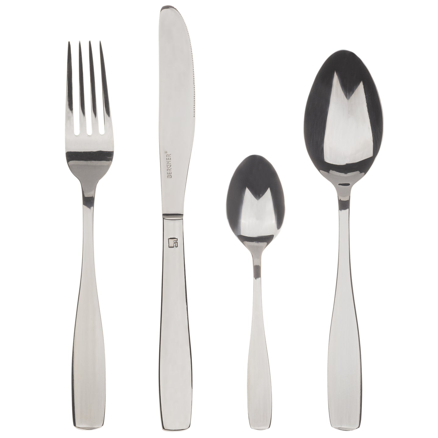 Cubertería de 24 piezas Bergner de acero inoxidable - Limoges