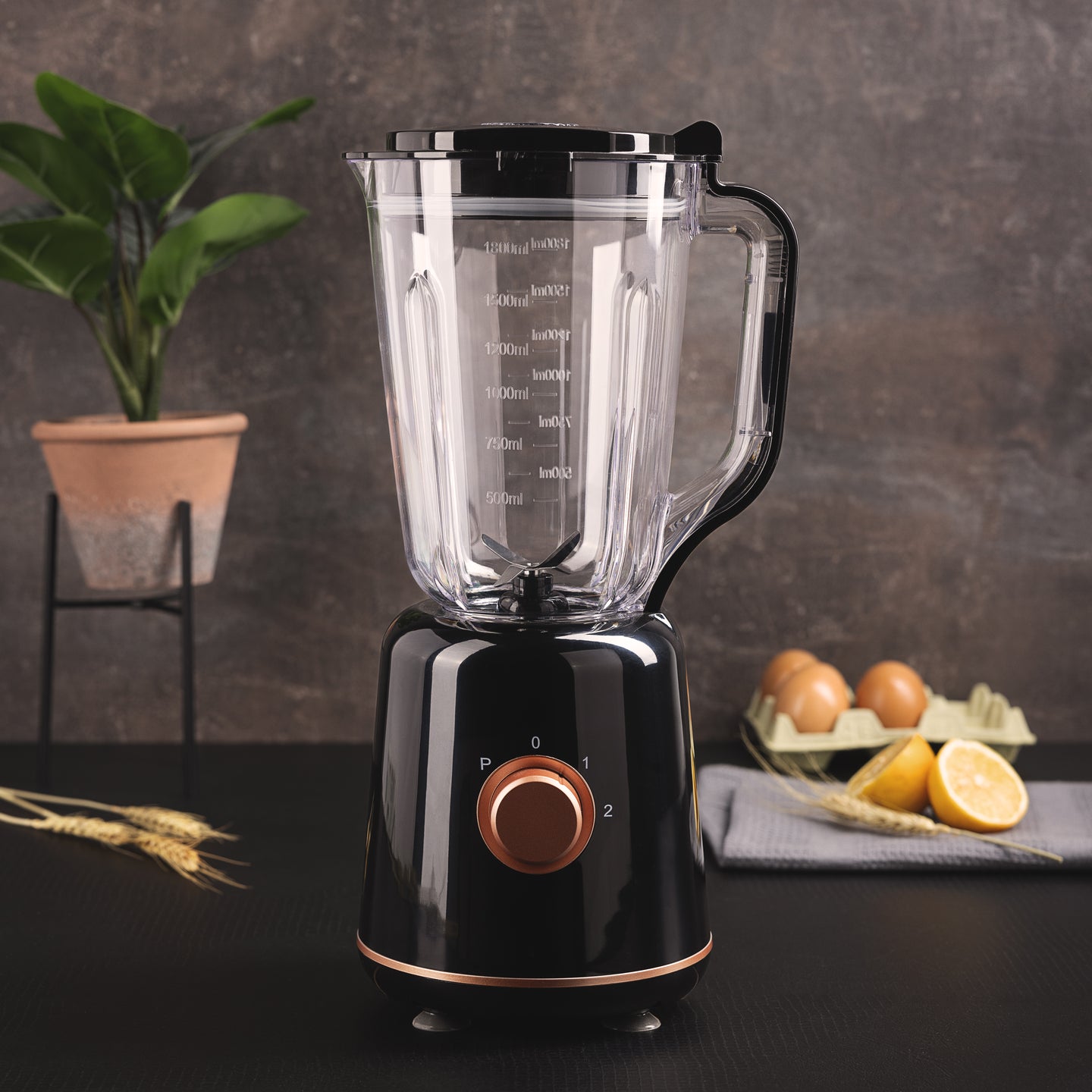 Batidora de vaso Bergner de 1000W - Copper (1)