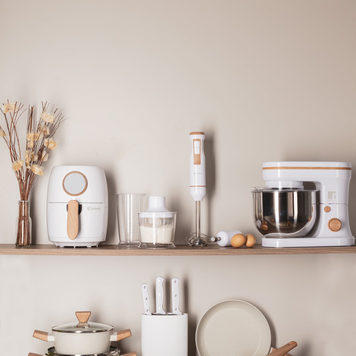 Freidora de aire 1000W 2L Bergner - Naturally (4)