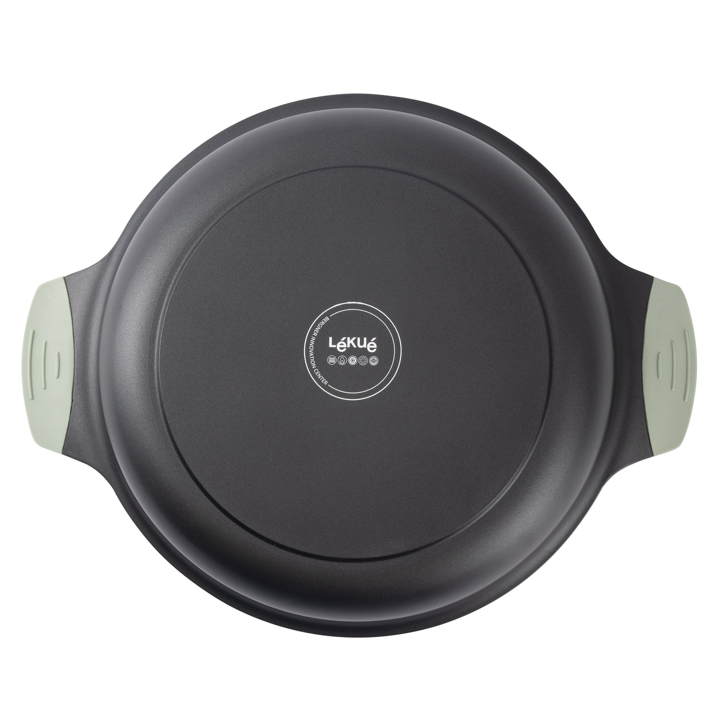 Cacerola baja de aluminio fundido 28 cm con tapa - Lékué (7)