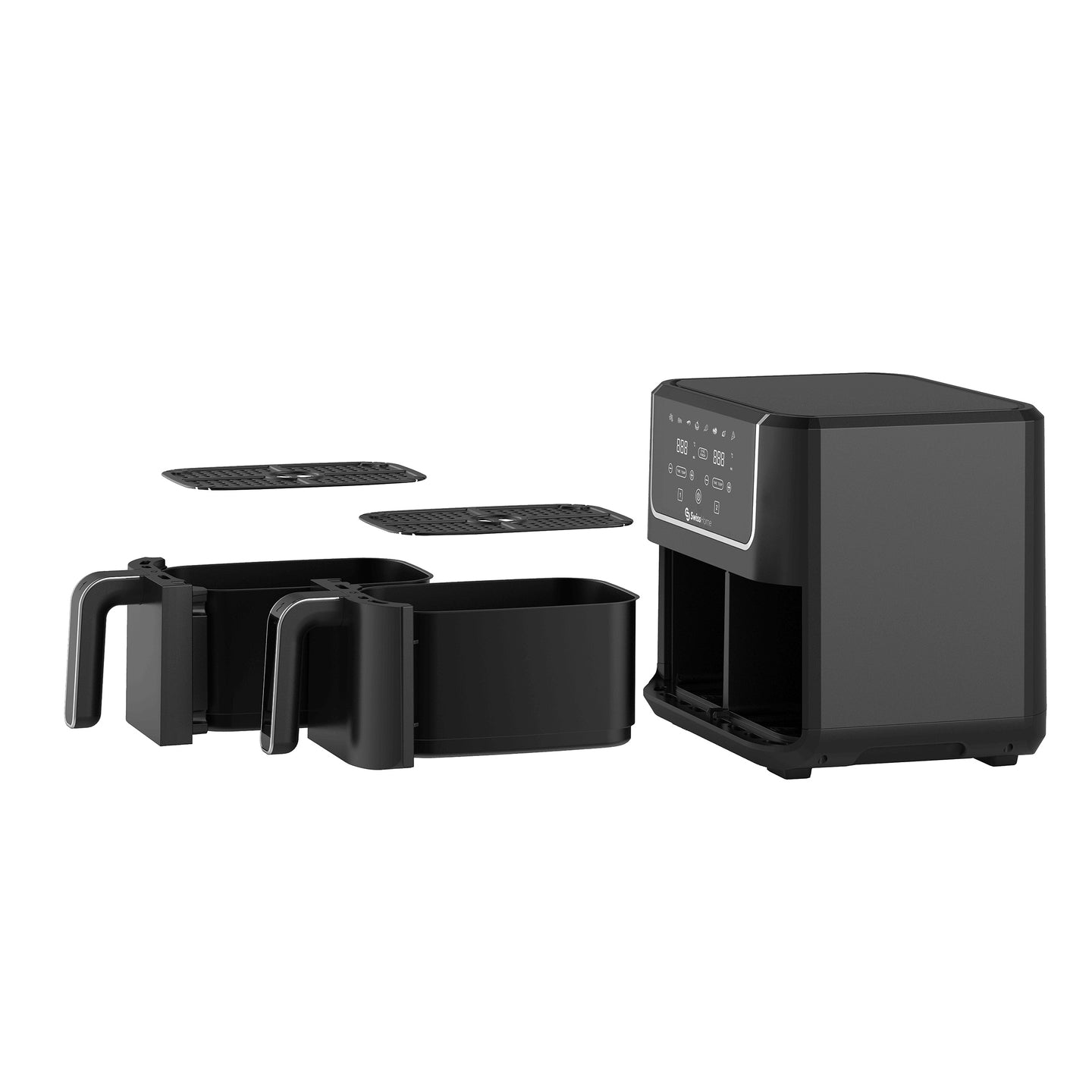 Freidora de aire doble Swiss Home 2100W de 6L- Dark (4)