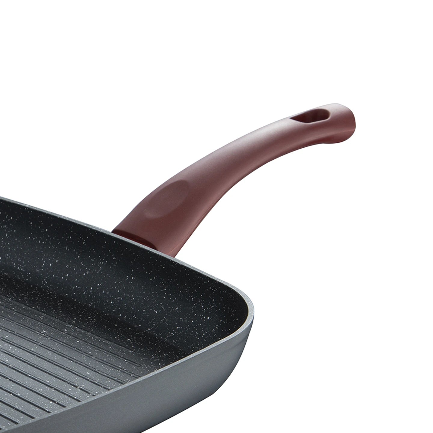 Sarten Grill 28Cm Aluminio Forjado Ind Malbec - San Ignacio