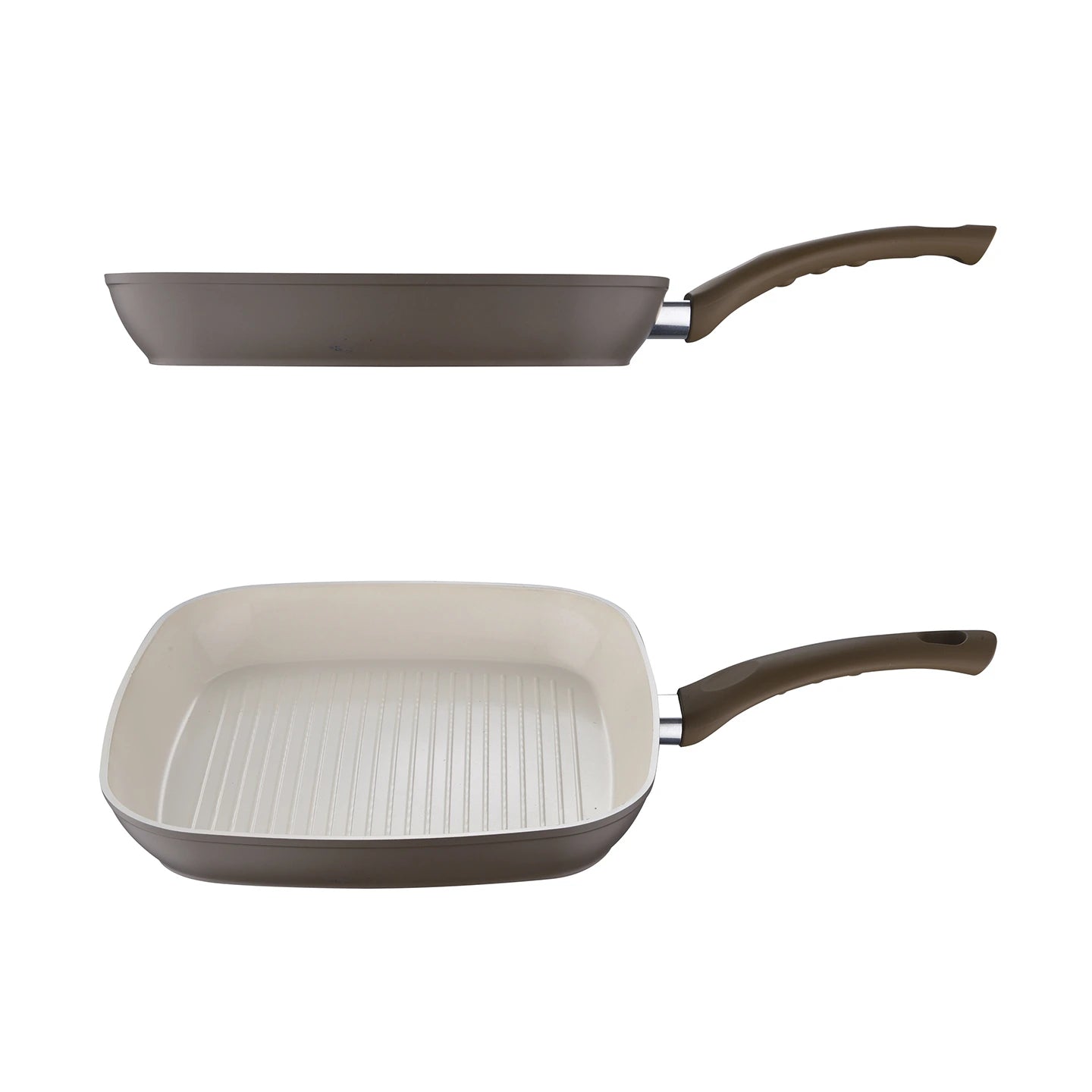 Sarten Grill 28x28Cm Aluminio Forjado Natur - San Ignacio