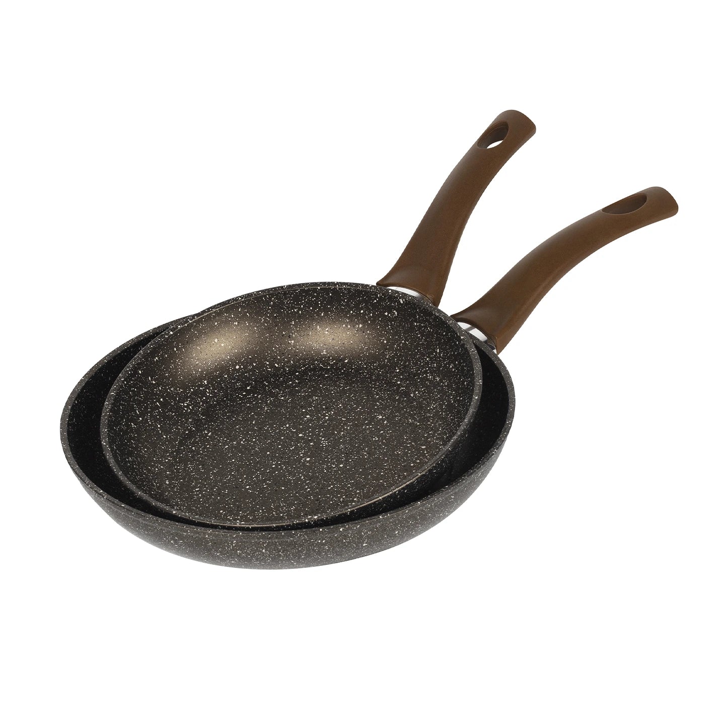 Set 2 Sartenes 20+24Cm Aluminio Forjado Champan Root - Bergner