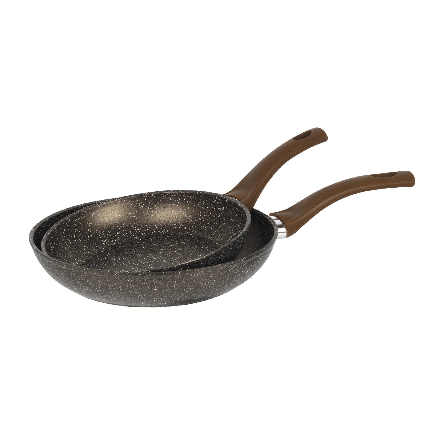 Set 2 Sartenes 20+24Cm Aluminio Forjado Champan Root - Bergner