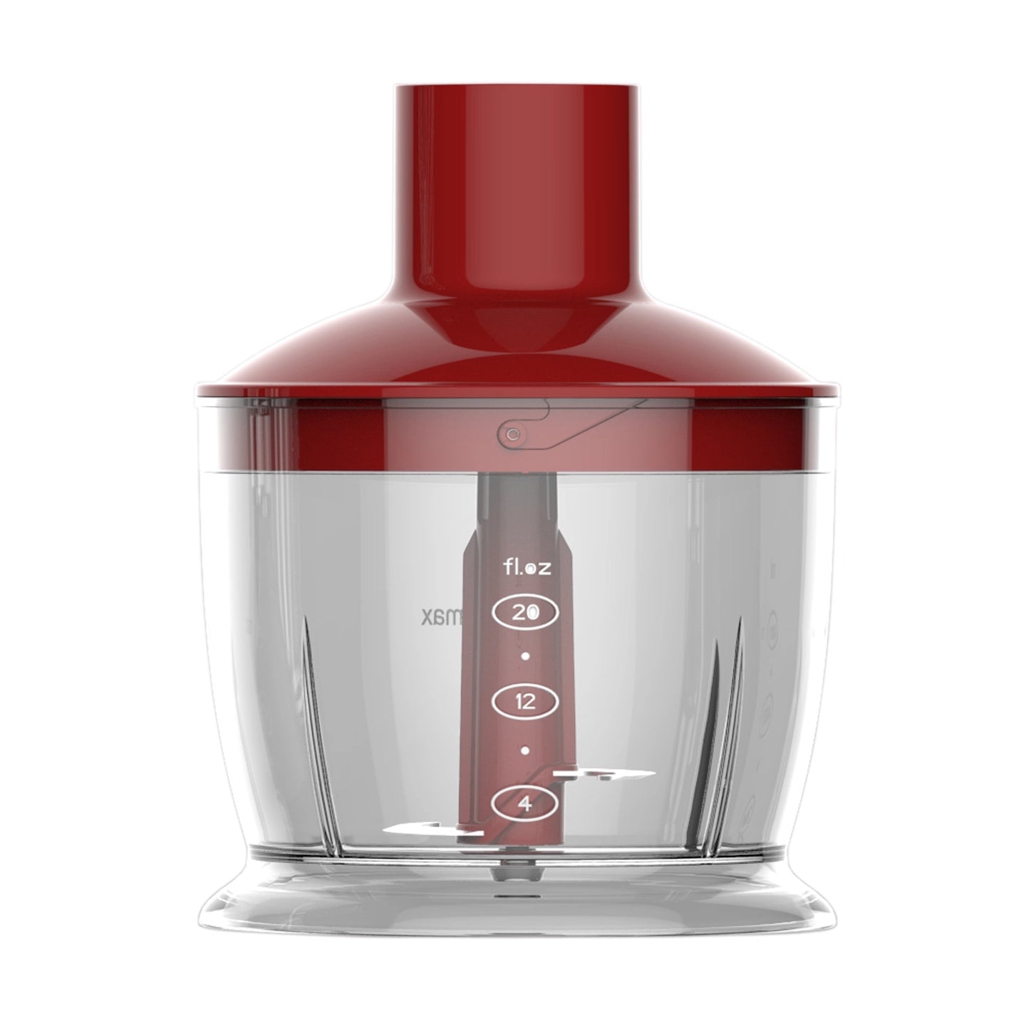 Set Batidora de Mano 1000W (Picadora + Batidor + Vaso) Maroon - Bergner
