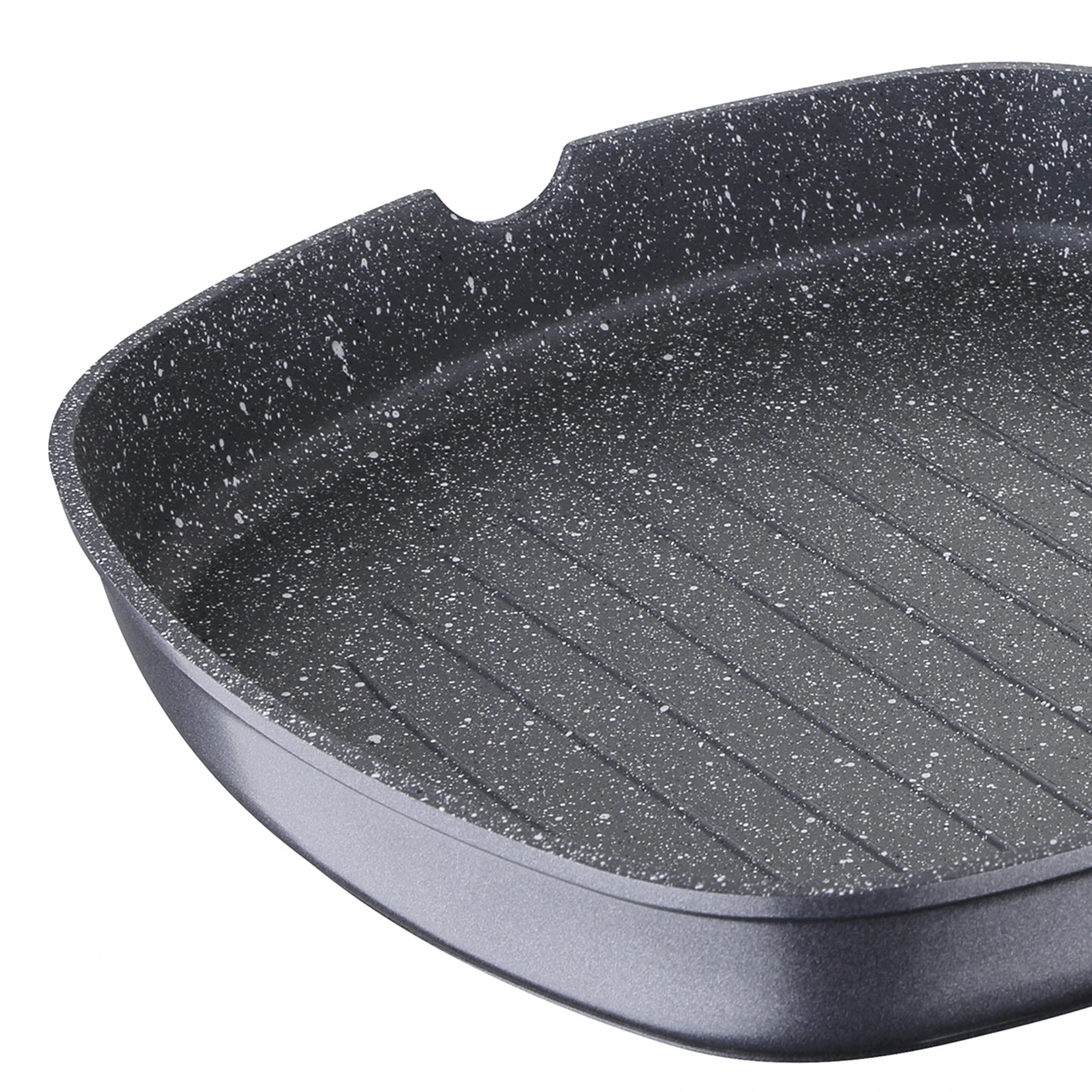 Sarten Grill 28x28 cm Aluminio Forjado Gris Home Edition - MasterPRO