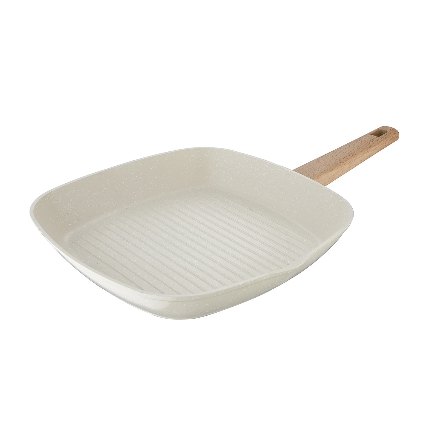 Sarten Grill Cuadrada 28Cm Aluminio Forjado Naturally - Bergner