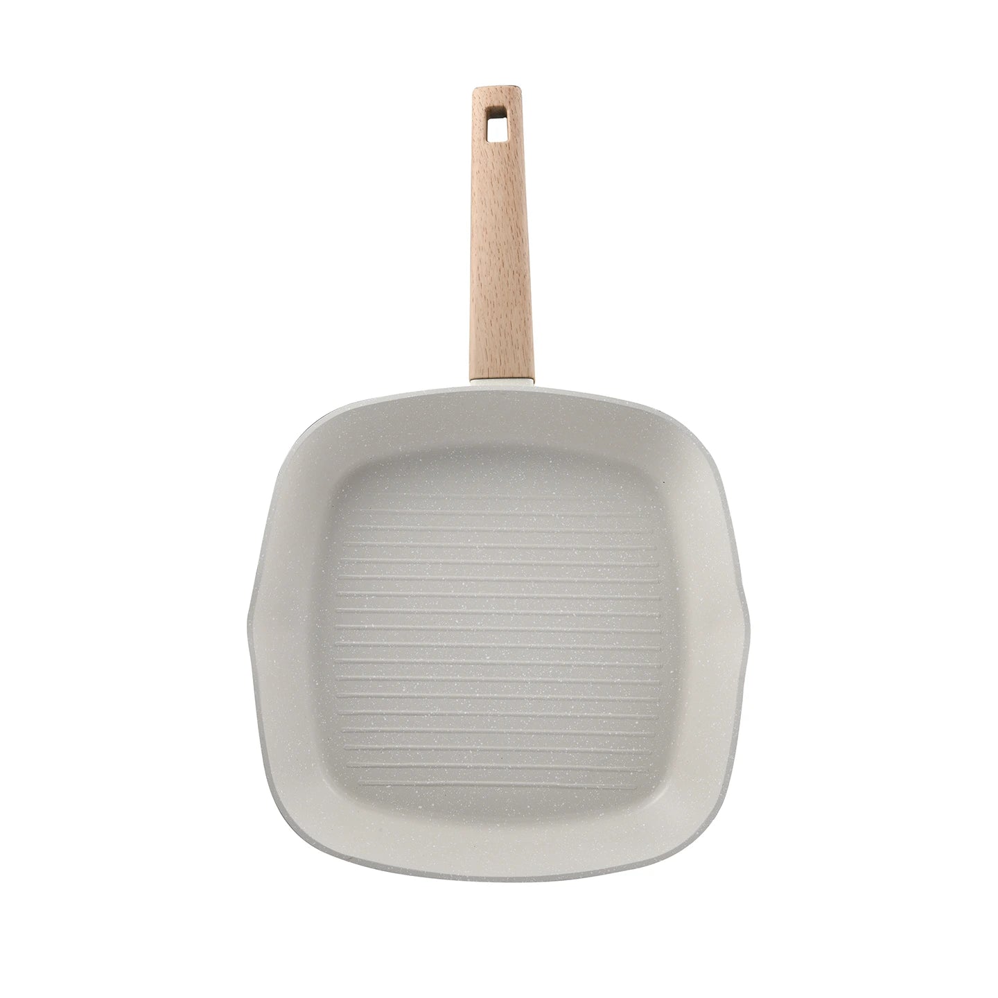 Sarten Grill Cuadrada 28Cm Aluminio Forjado Naturally - Bergner
