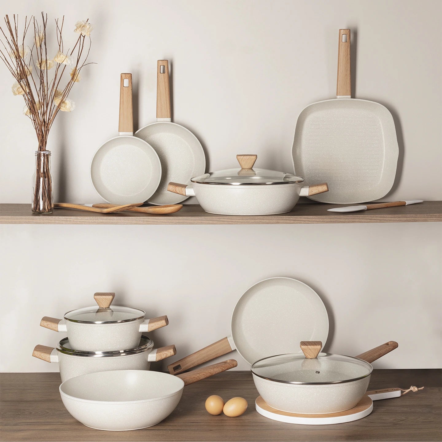 Sarten Grill Cuadrada 28Cm Aluminio Forjado Naturally - Bergner