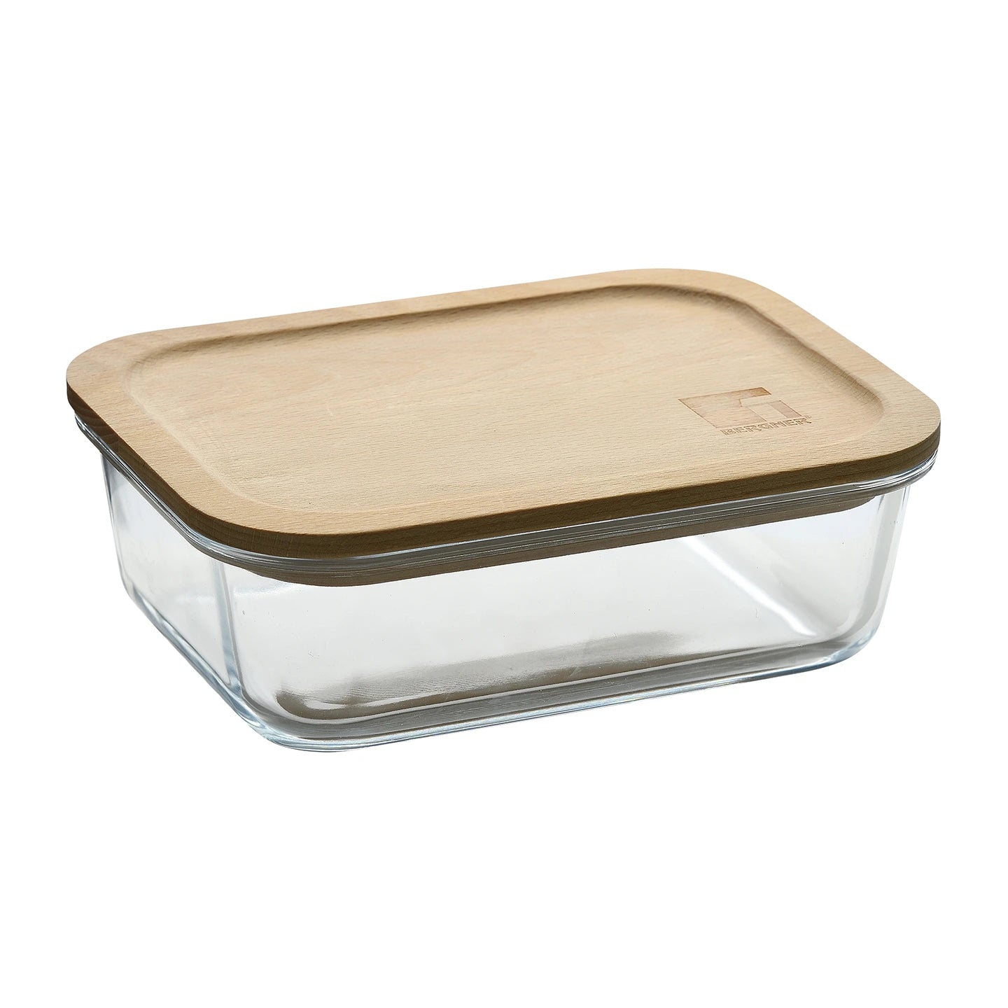 Táper hermético de Vidrio Borosilicato 1L Naturally - Bergner