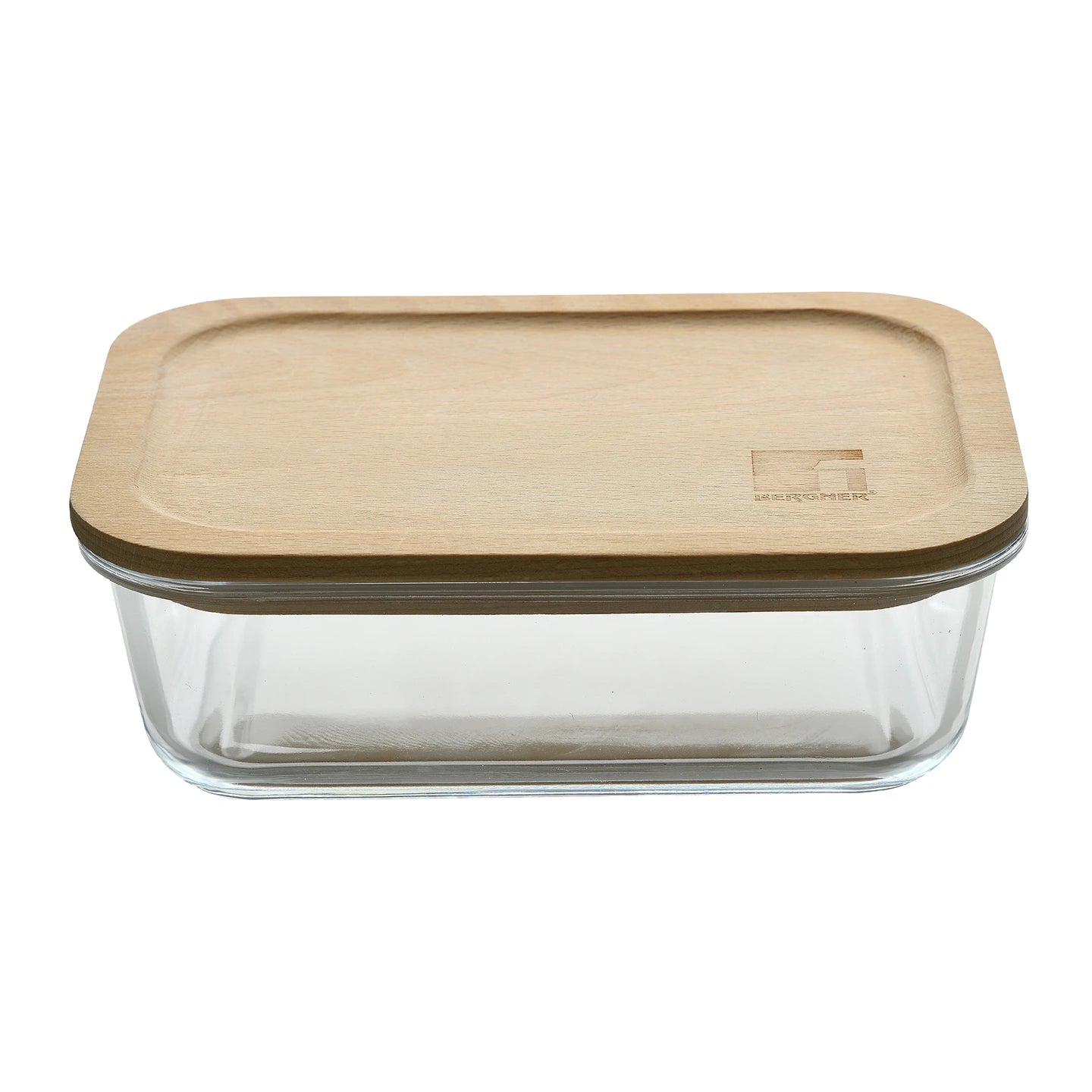 Táper hermético de Vidrio Borosilicato 1L Naturally - Bergner