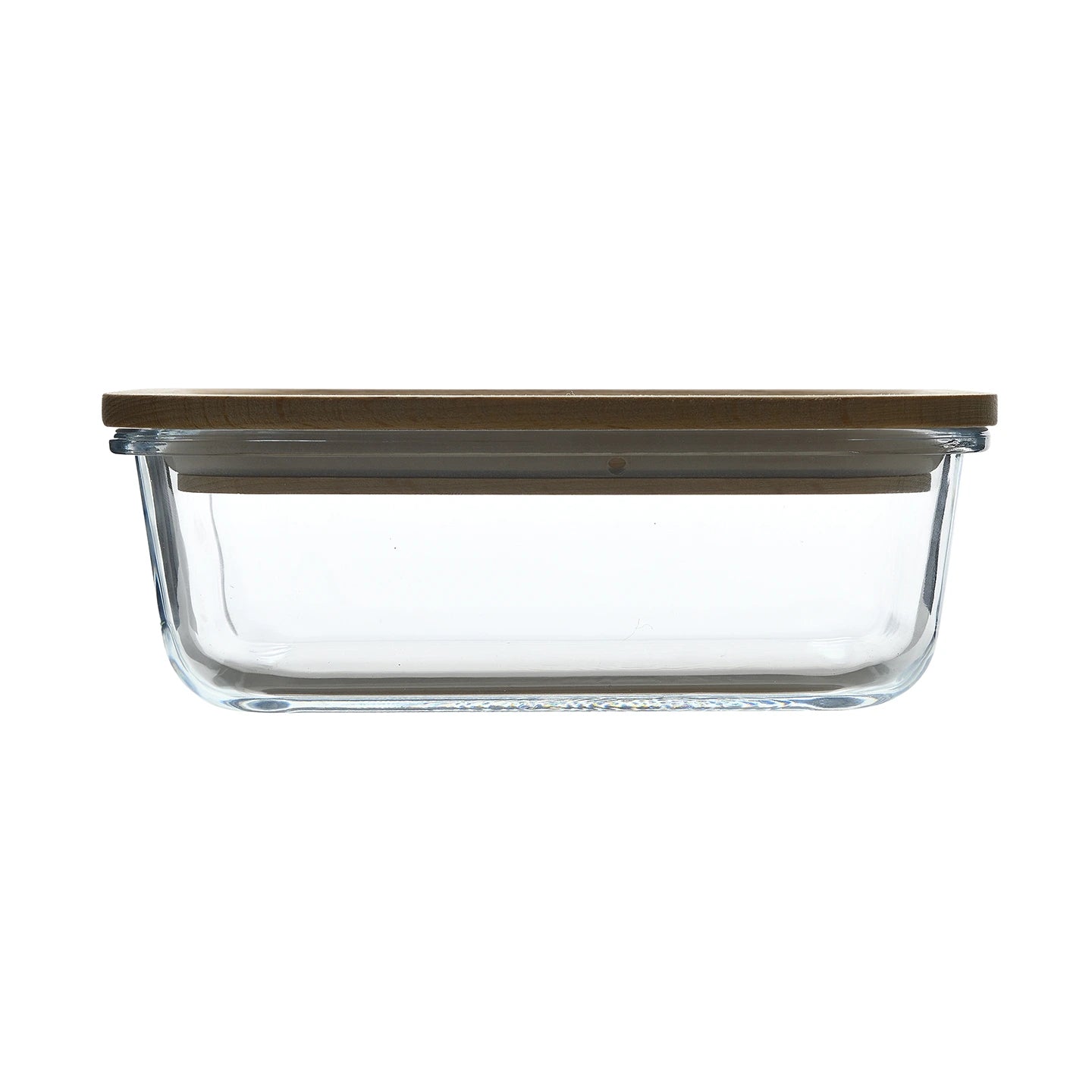 Táper hermético de Vidrio Borosilicato 650ml Naturally - Bergner