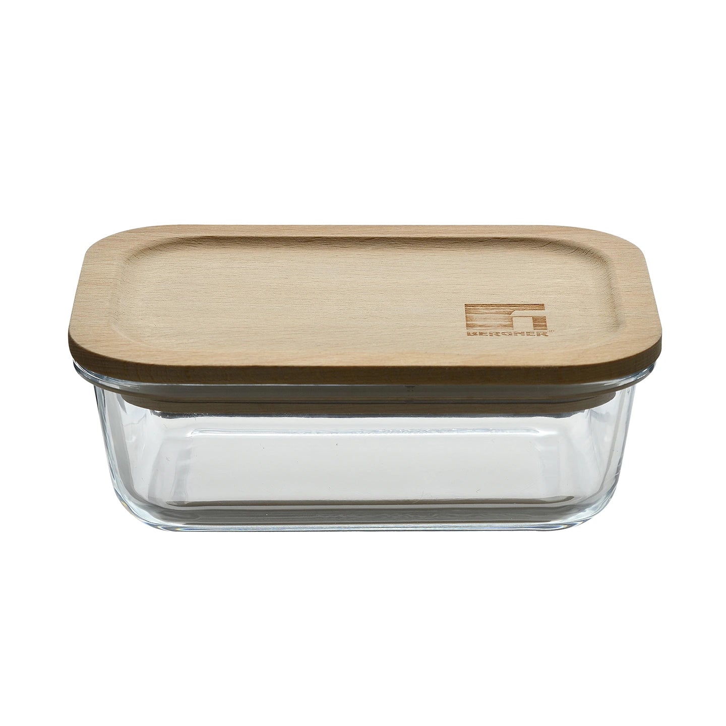 Táper hermético de Vidrio Borosilicato 650ml Naturally - Bergner