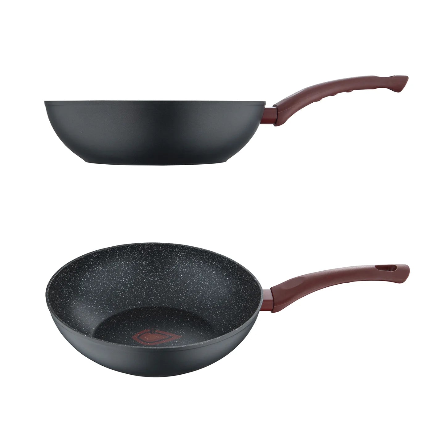Wok 26Cm Aluminio Forjado Malbec - San Ignacio