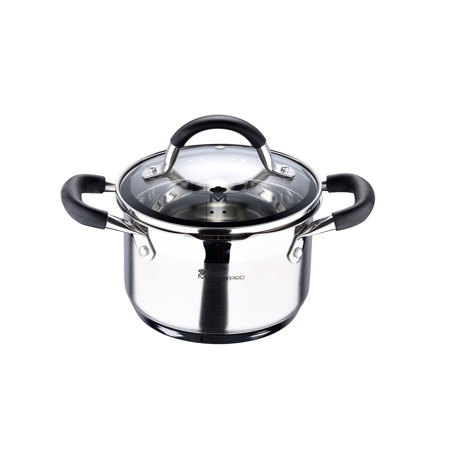 OLLA 16X10CM 1.8L ACERO INOX IND C/TAPA FOODIES MP