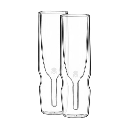 SET 2PC COPA FLAUTA 190ML BOROSILICATO BARWARE MIXOLOGY MP