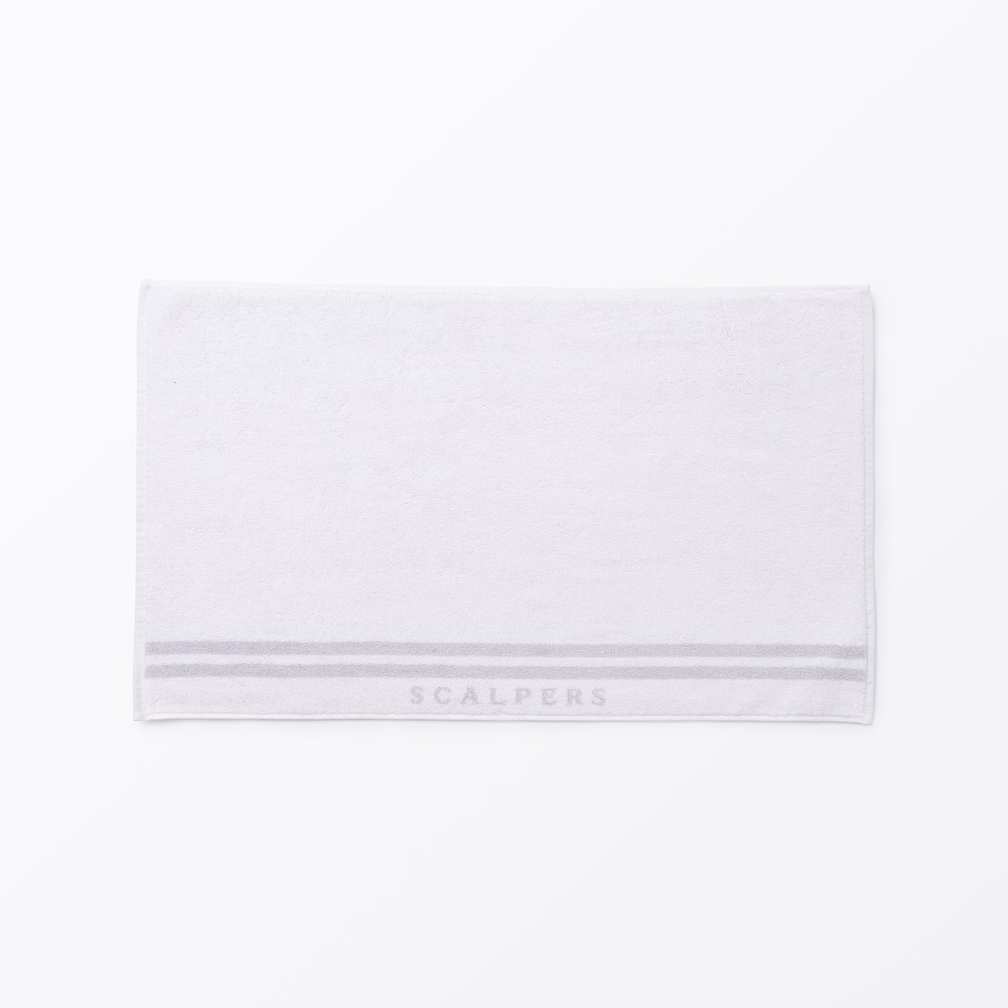 ALFOMBRILLA 365 50X80CM 100%ALGODÓN 750GSM BLANCO CON RAYAS 365 SCALPERS HOME SC