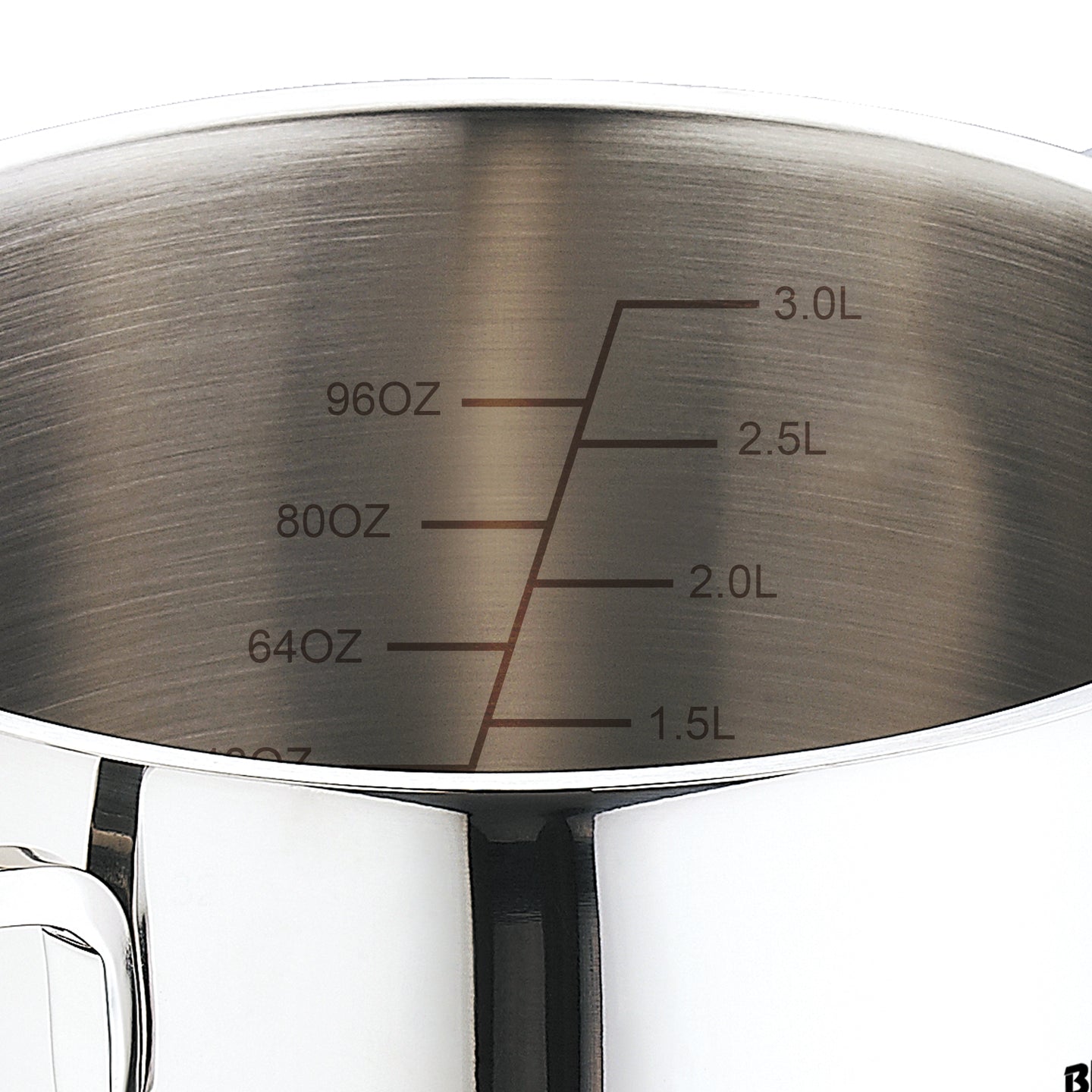 Batería de cocina Bergner de acero inoxidable 6 piezas - Classic (3)